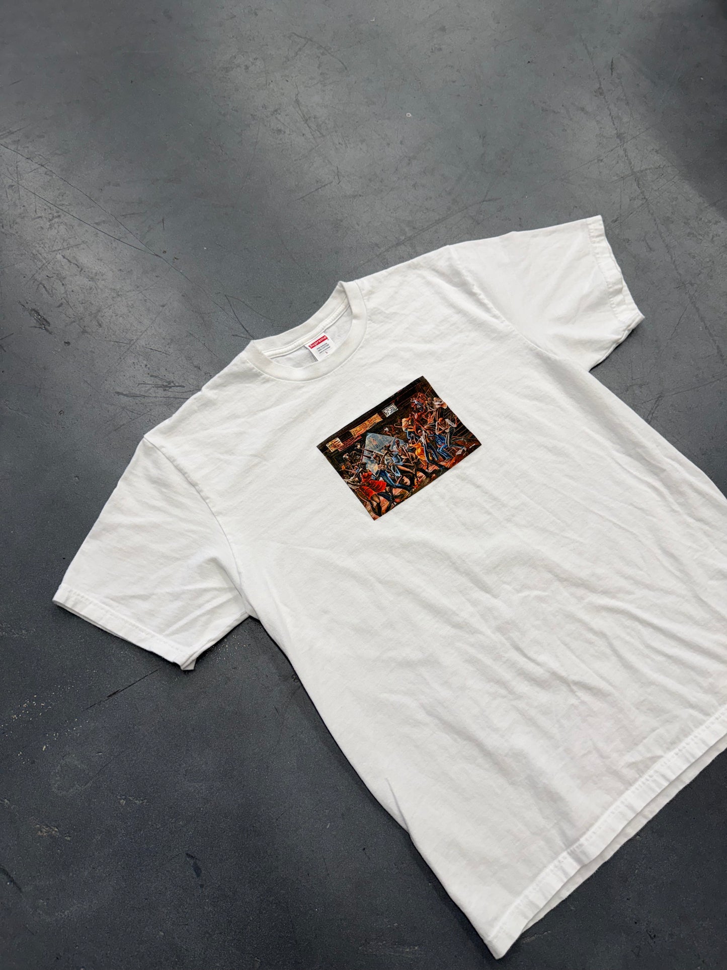 SS25 SUPREME ERNIE BARNES TEE - WHITE