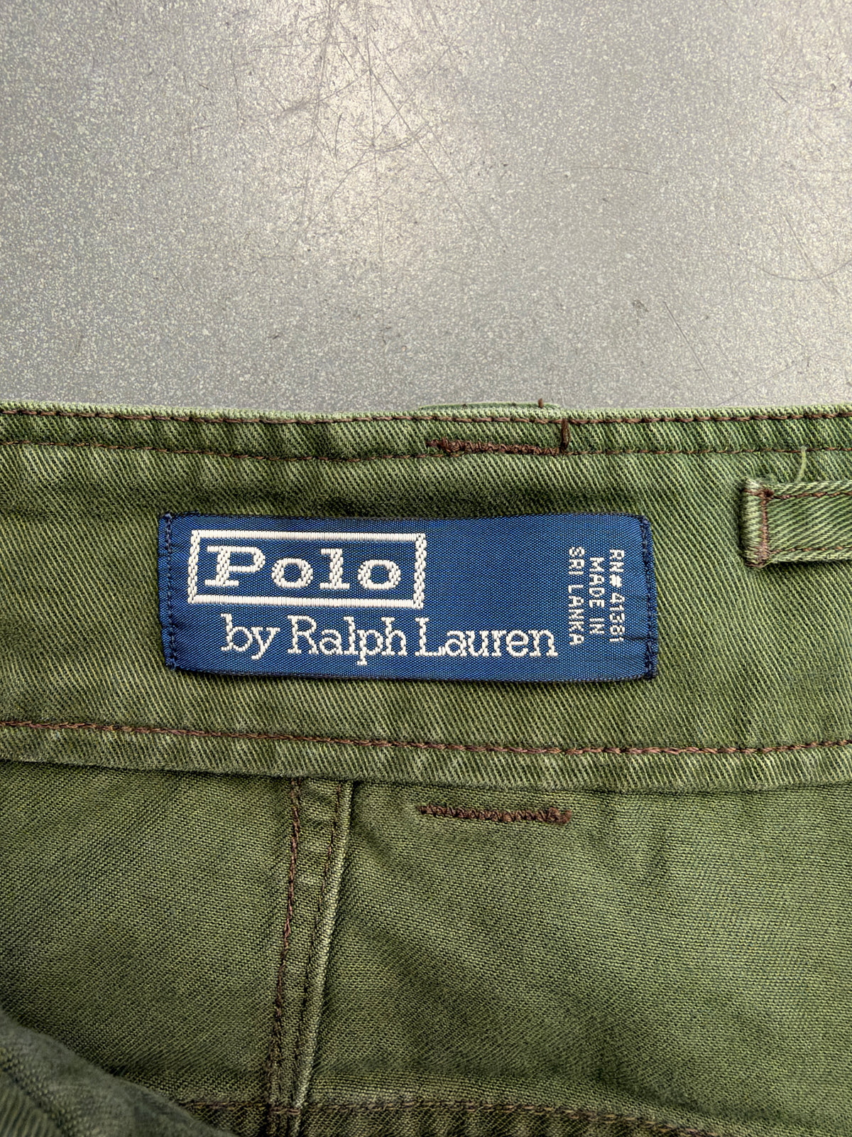 VINTAGE POLO BY RALPH LAUREN MILITARY PANTS - OLIVE GREEN