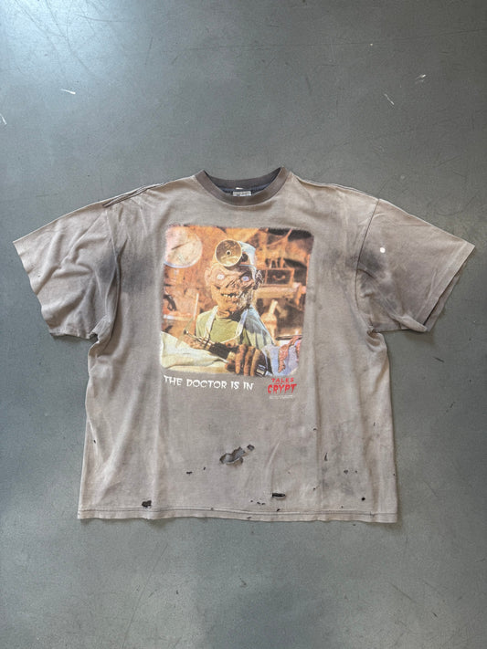 1994 TALES FROM THE CRYPT “THE DOCTOR IS IN” FADED TEE (CRONIES TAG)