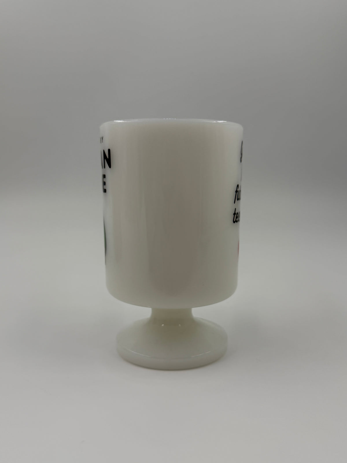 SS21 HUMAN MADE MILK GLASS PEDESTAL MUG - DUCK