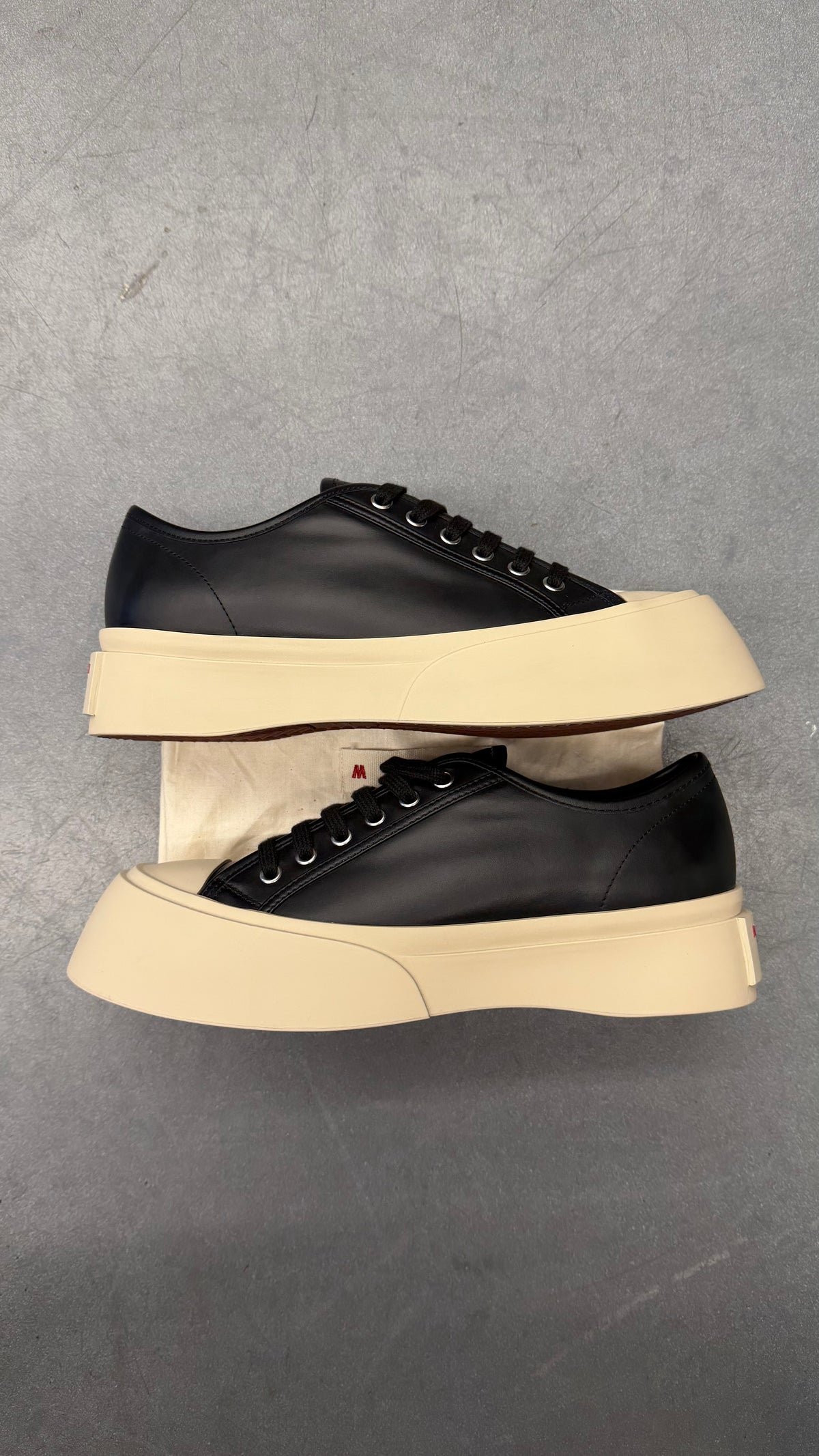 MARNI PABLO LOW-TOP OVERSIZED PLATFORM SNEAKERS