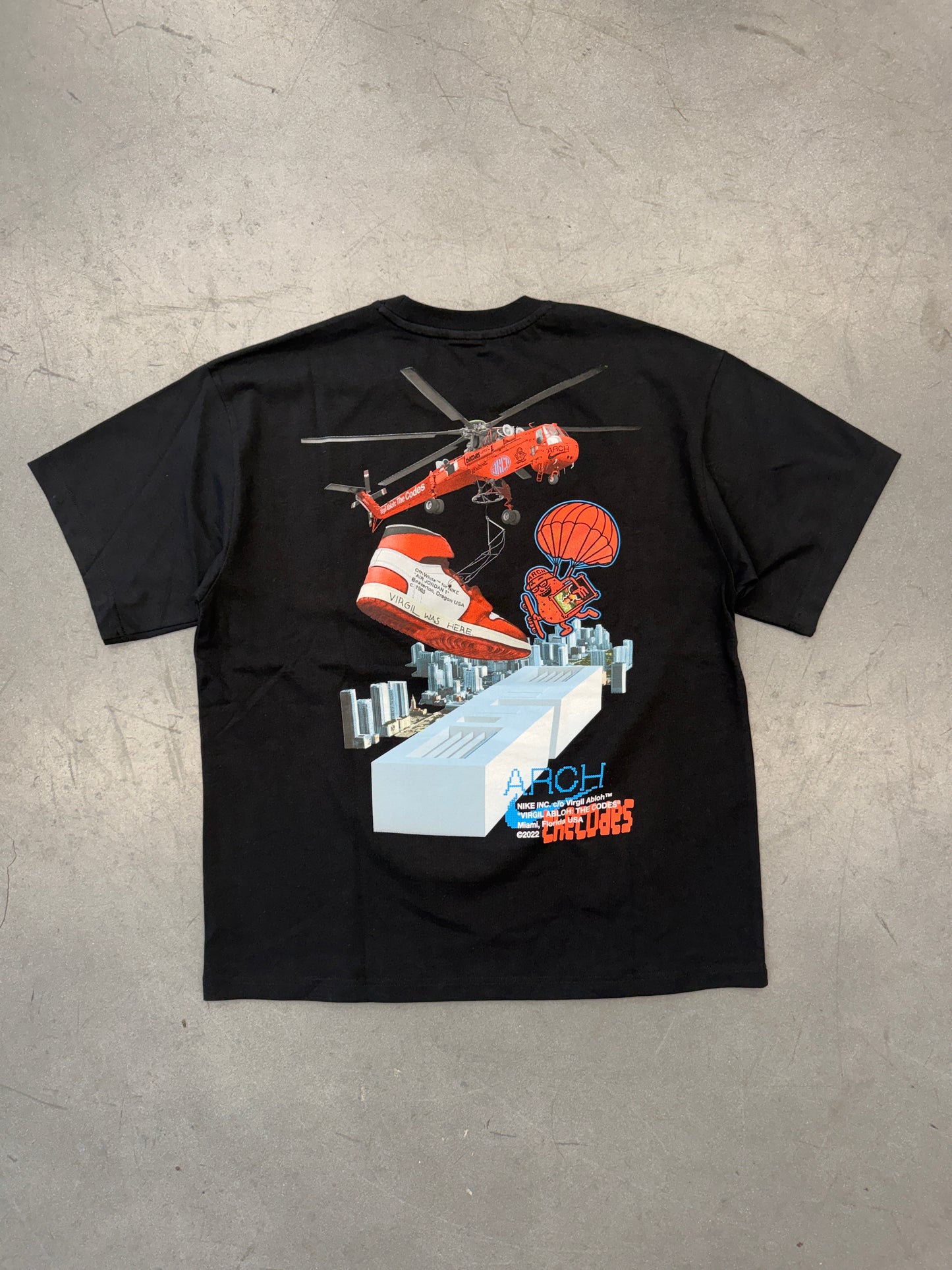 2022 VIRGIL ABLOH ARCH NIKE THE CODES TEE (WHITE TAG)