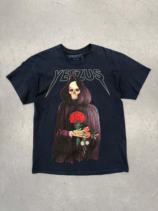 2014 YEEZUS GRIM REAPER ROSE TOUR TEE (PRINTED TAG)