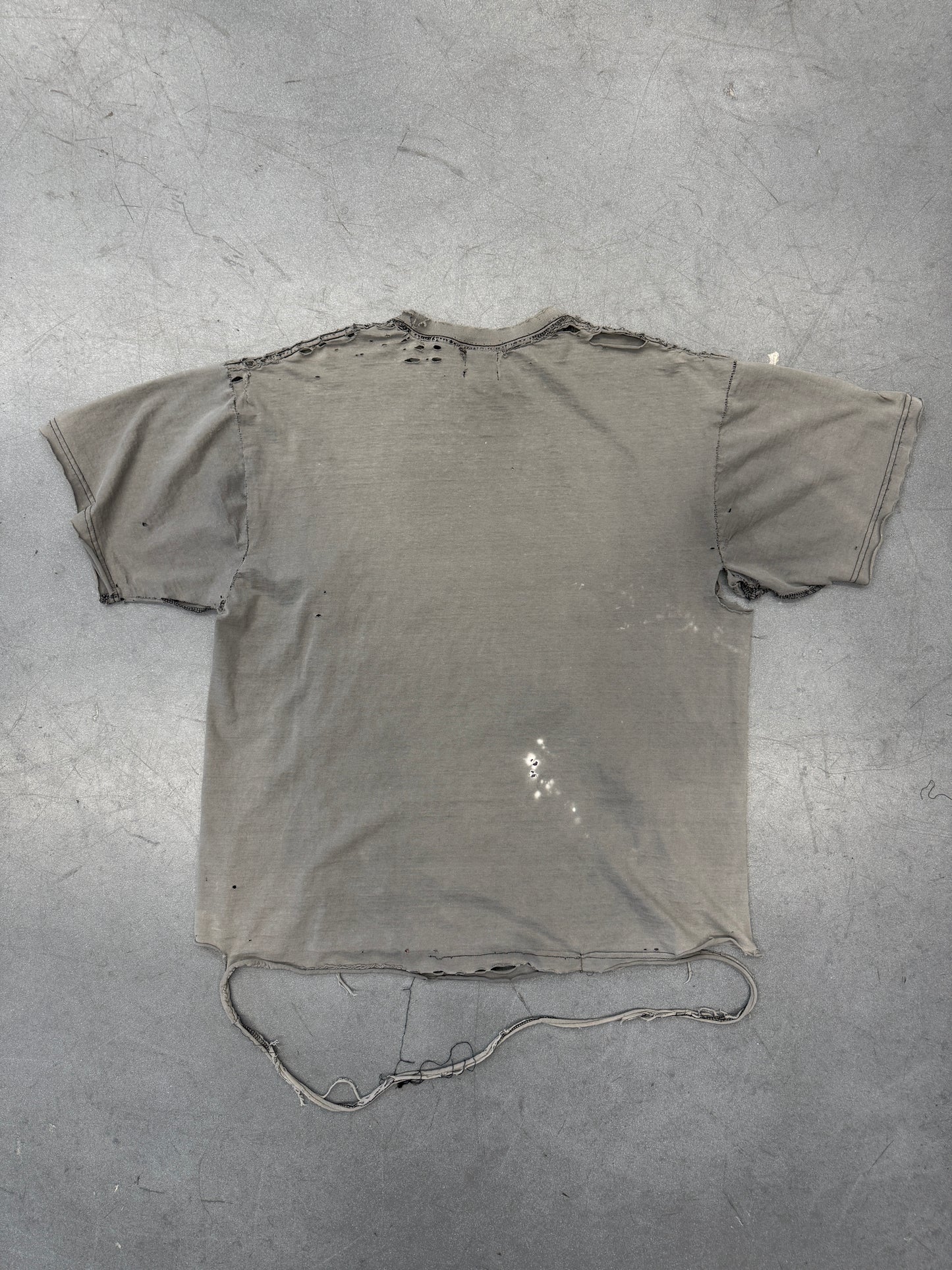 VINTAGE LIL WAYNE STOP SNITCHIN THRASHED & REPAIRED RAP TEE (PRO POWER TAG)