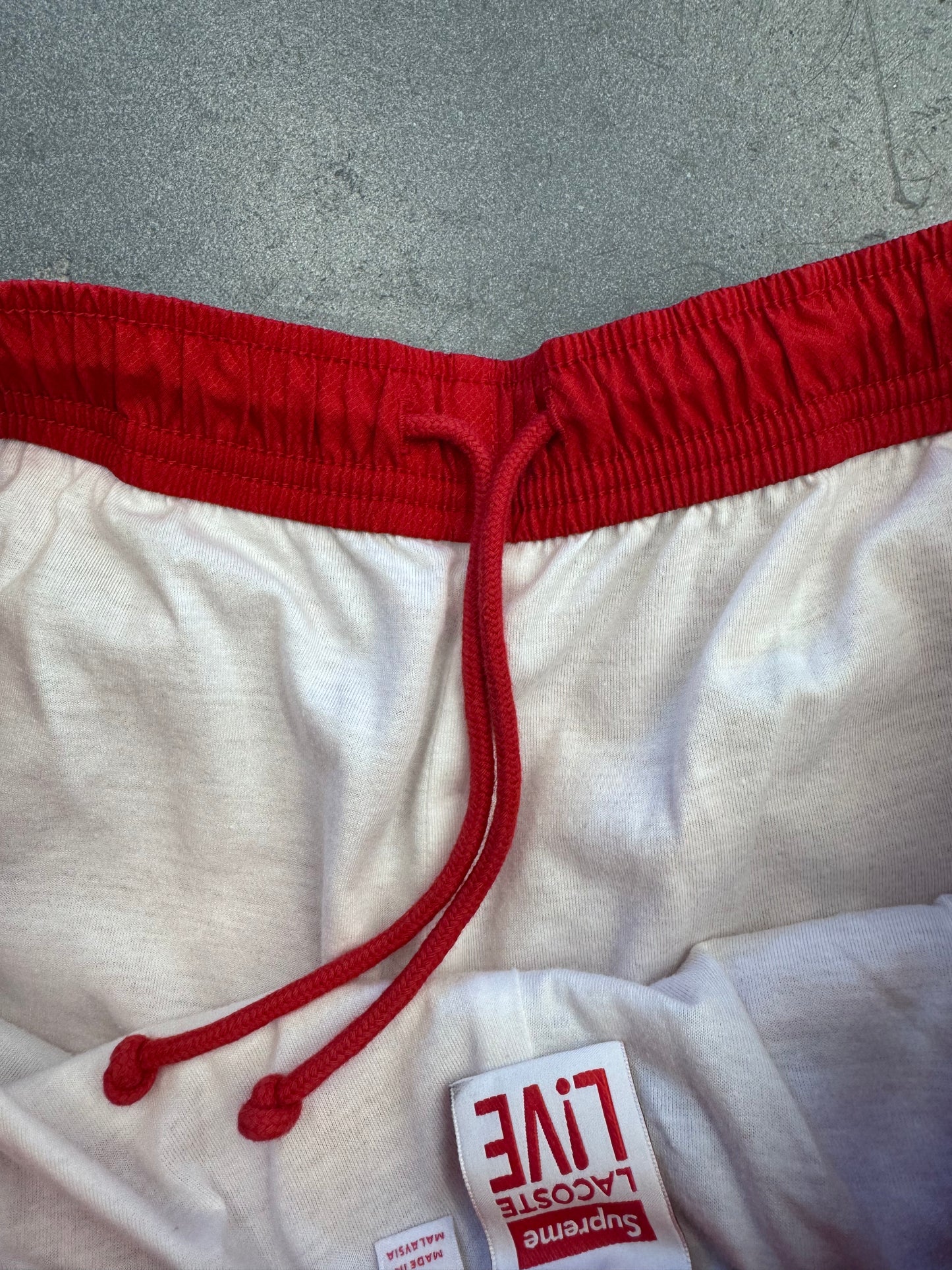 FW19 SUPREME LACOSTE PUFFY ZIPPER / TRACK PANTS