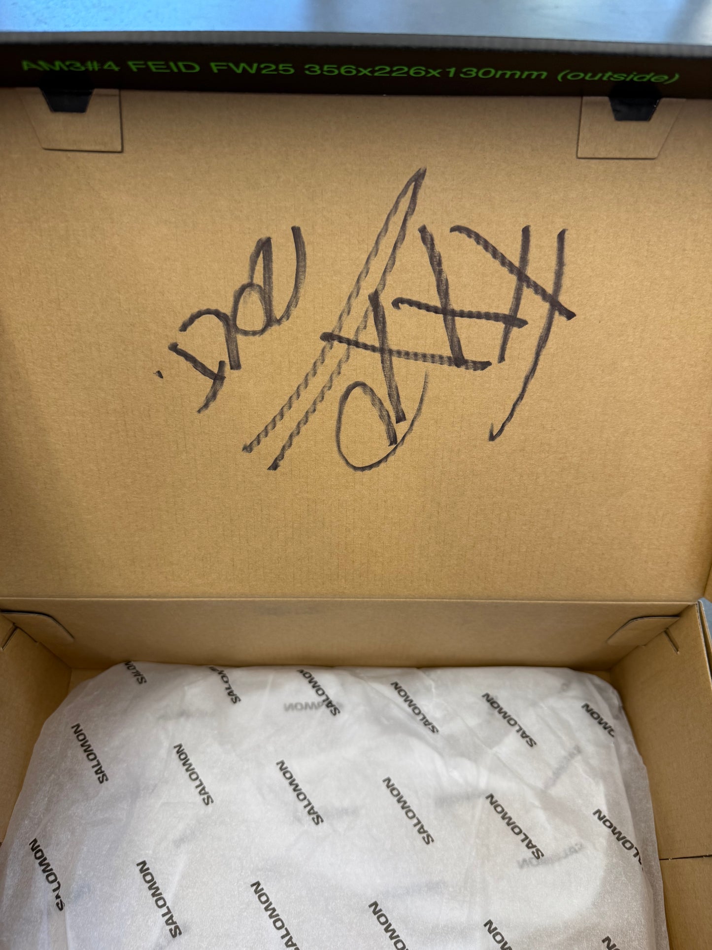 2025 SIZE 12 FEID SALOMON XT-PATHWAY 2 (NEW WITH BOX) (SIGNED BOX)