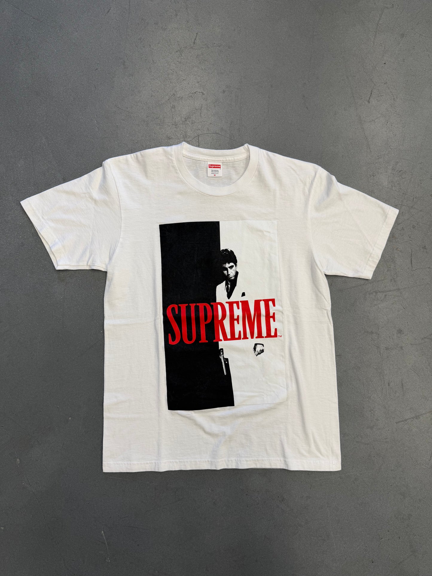 FW17 SUPREME SCARFACE SPLIT TEE