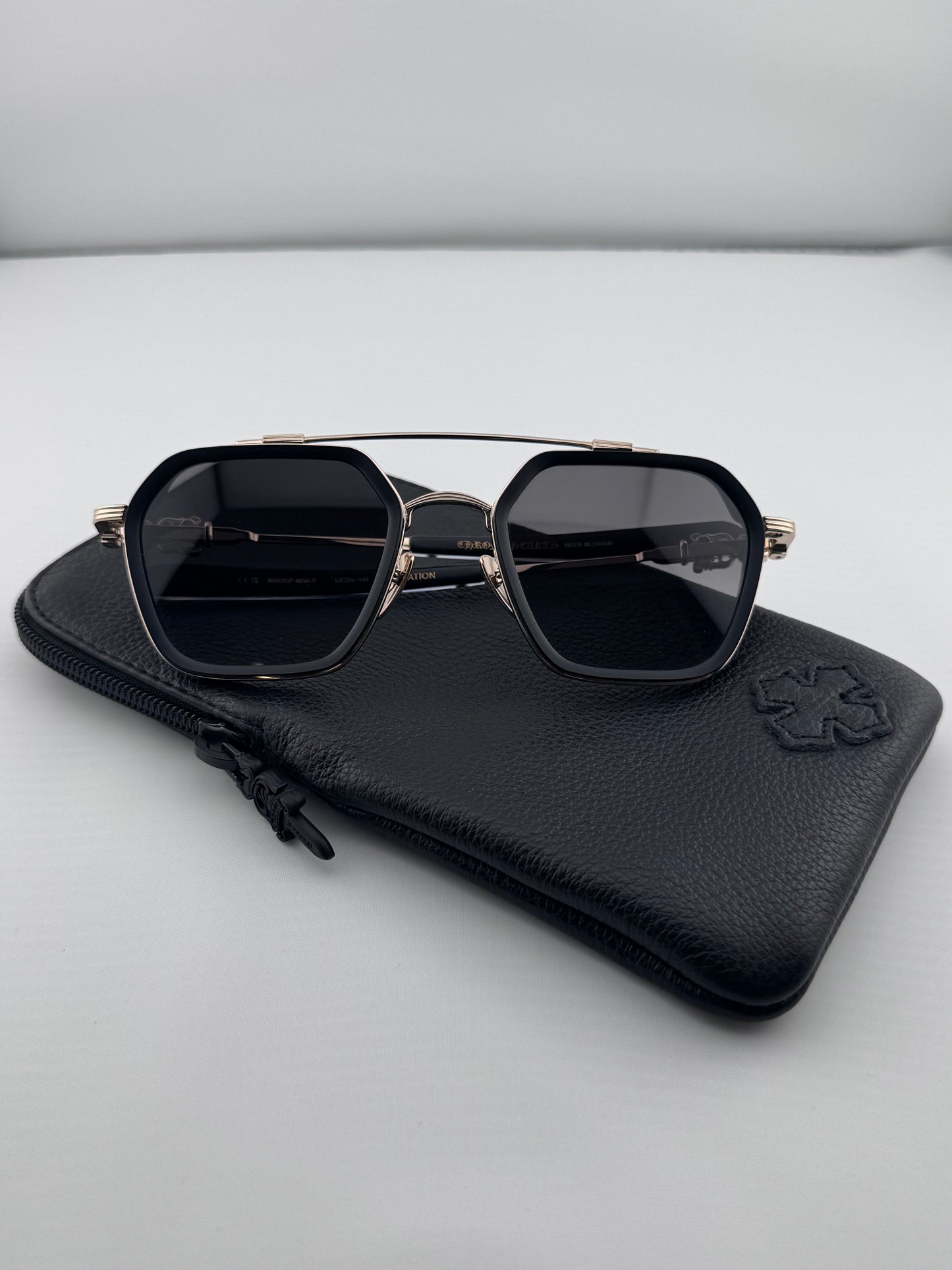 CHROME HEARTS ‘HOTATION’ DIAMOND SUNGLASSES (PRE-OWNED WITH CASE)