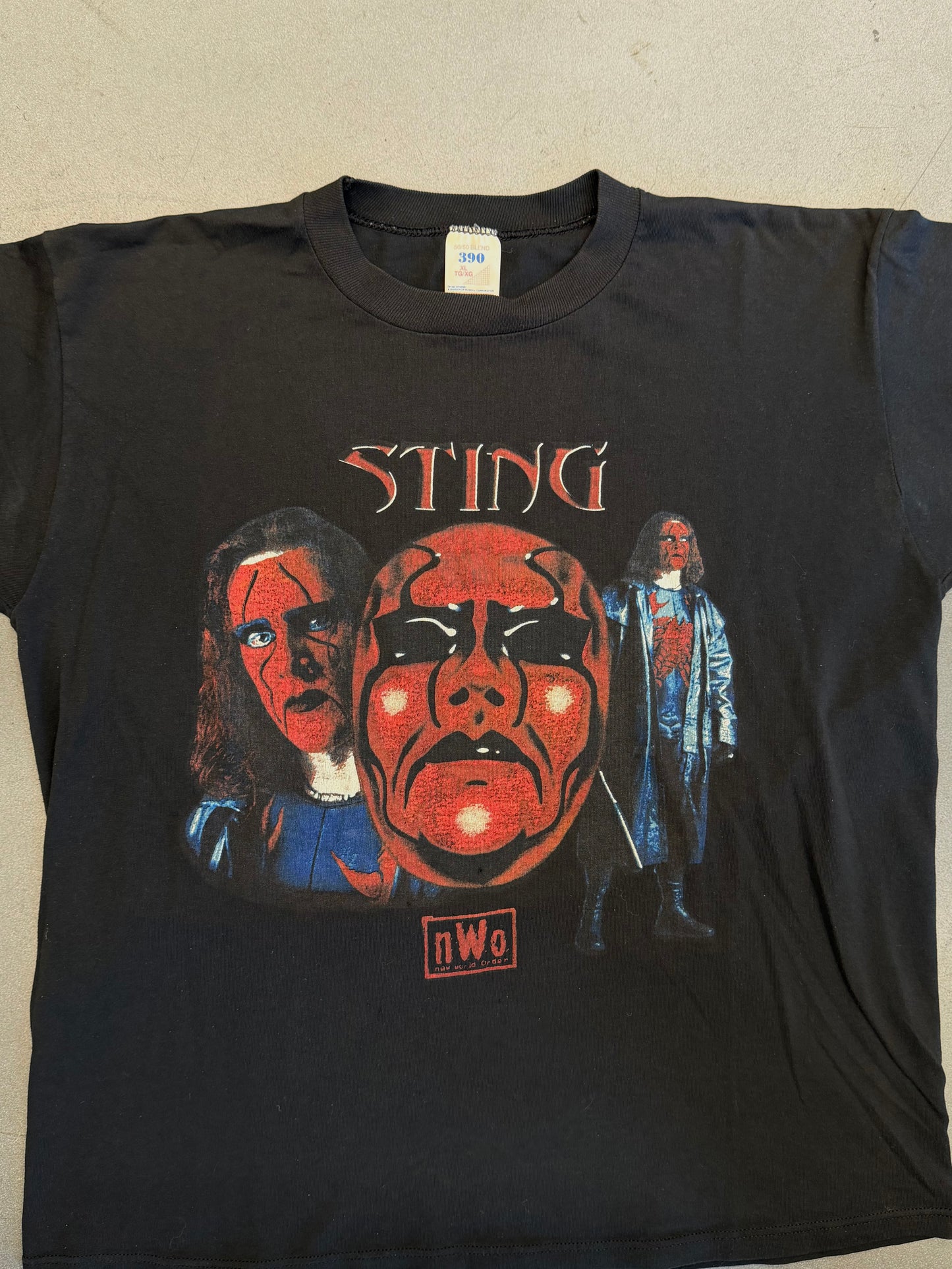90'S STING NWO FACE MASK TEE (390 TAG)