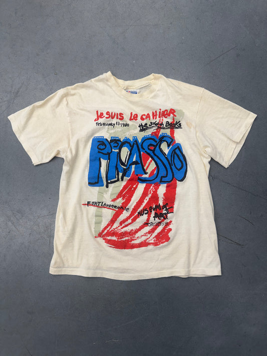 1988 PICASSO MUSEUM OF ART FORT LAUDERDALE TEE (HANES TAG)