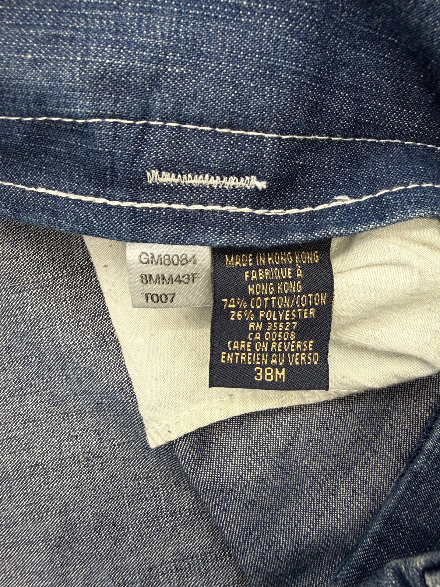 VINTAGE MARITHE FRANCOIS GIRBAUD SHUTTLE STRAP DENIM JEANS - MUSTARD STRAPS (38)