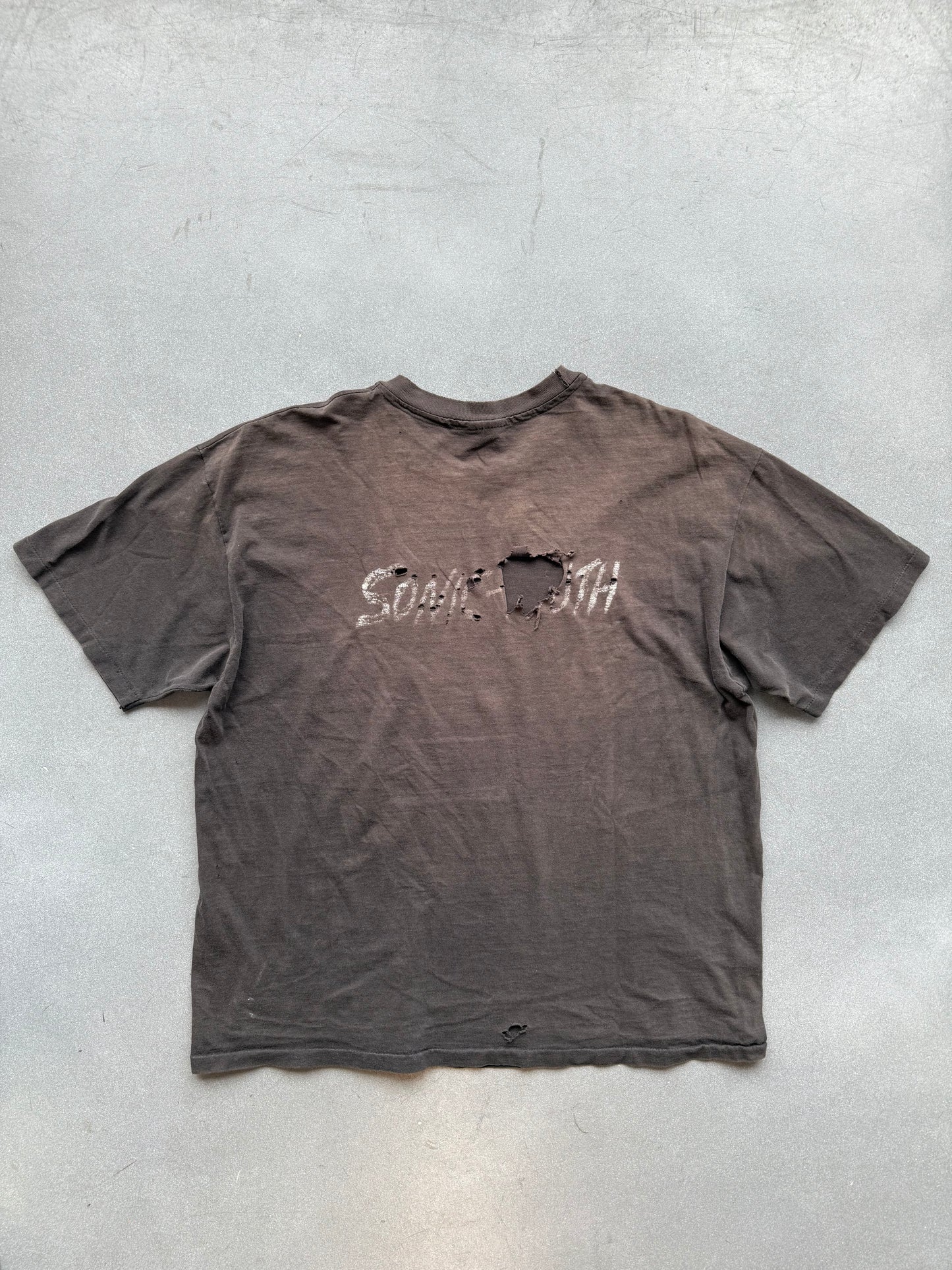 90'S SONIC YOUTH BOOTLEG PORTRAIT TEE (HANES TAG)