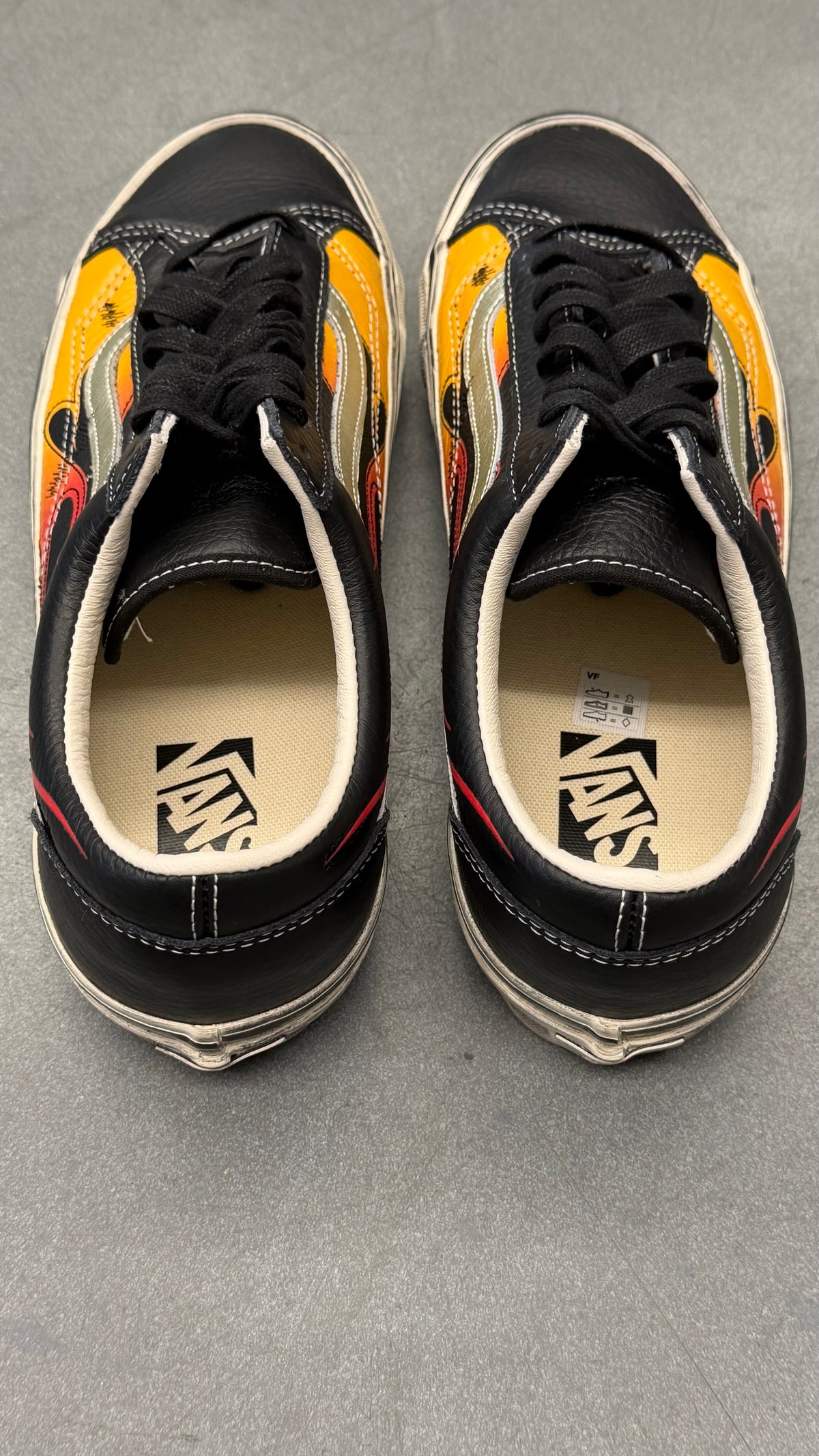 2026 VANS LX SKOOL ARCHIVE FLAME BLACK