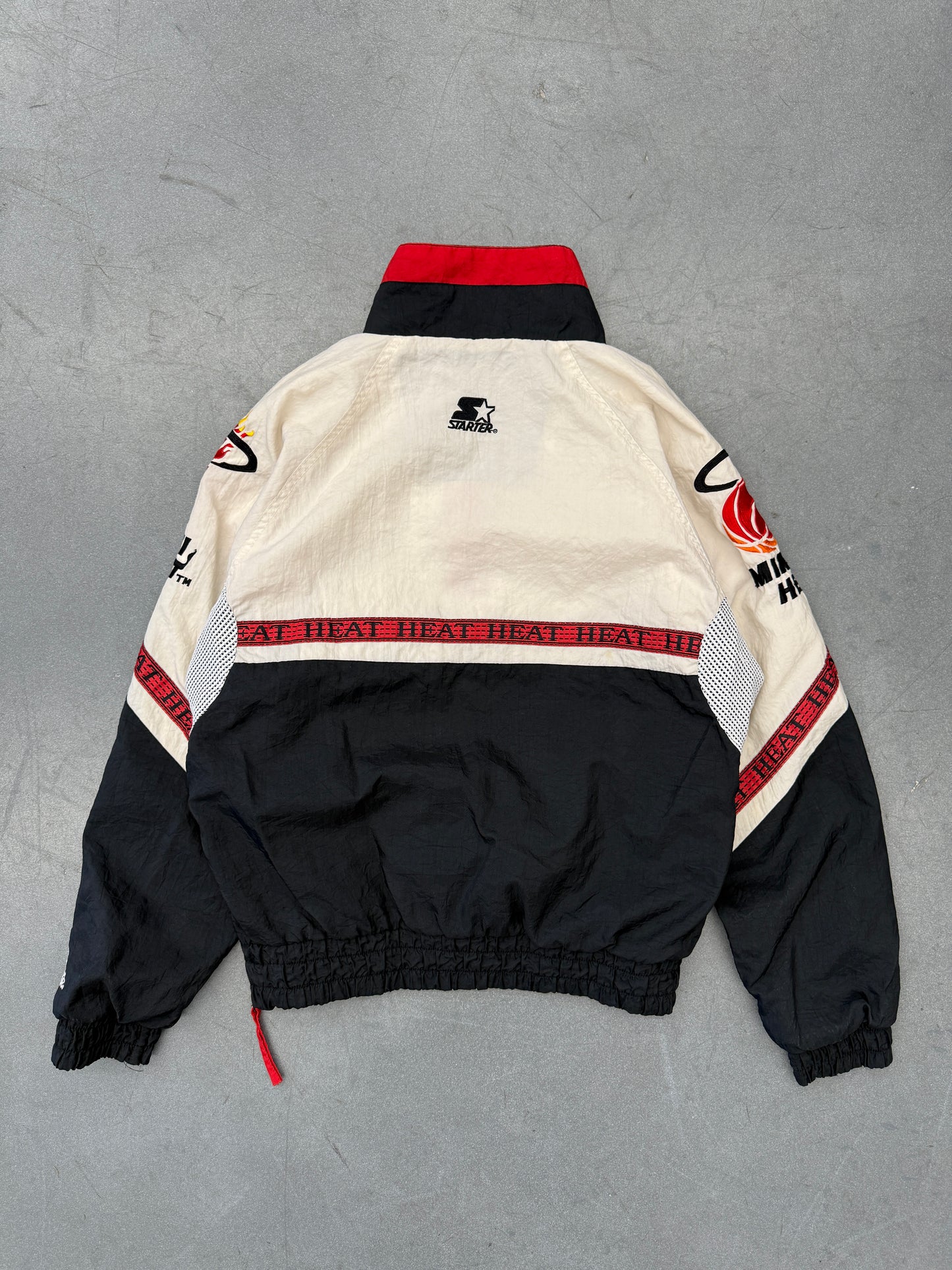 90S MIAMI HEAT ZIP-UP STARTER JACKET (STARTER TAG)