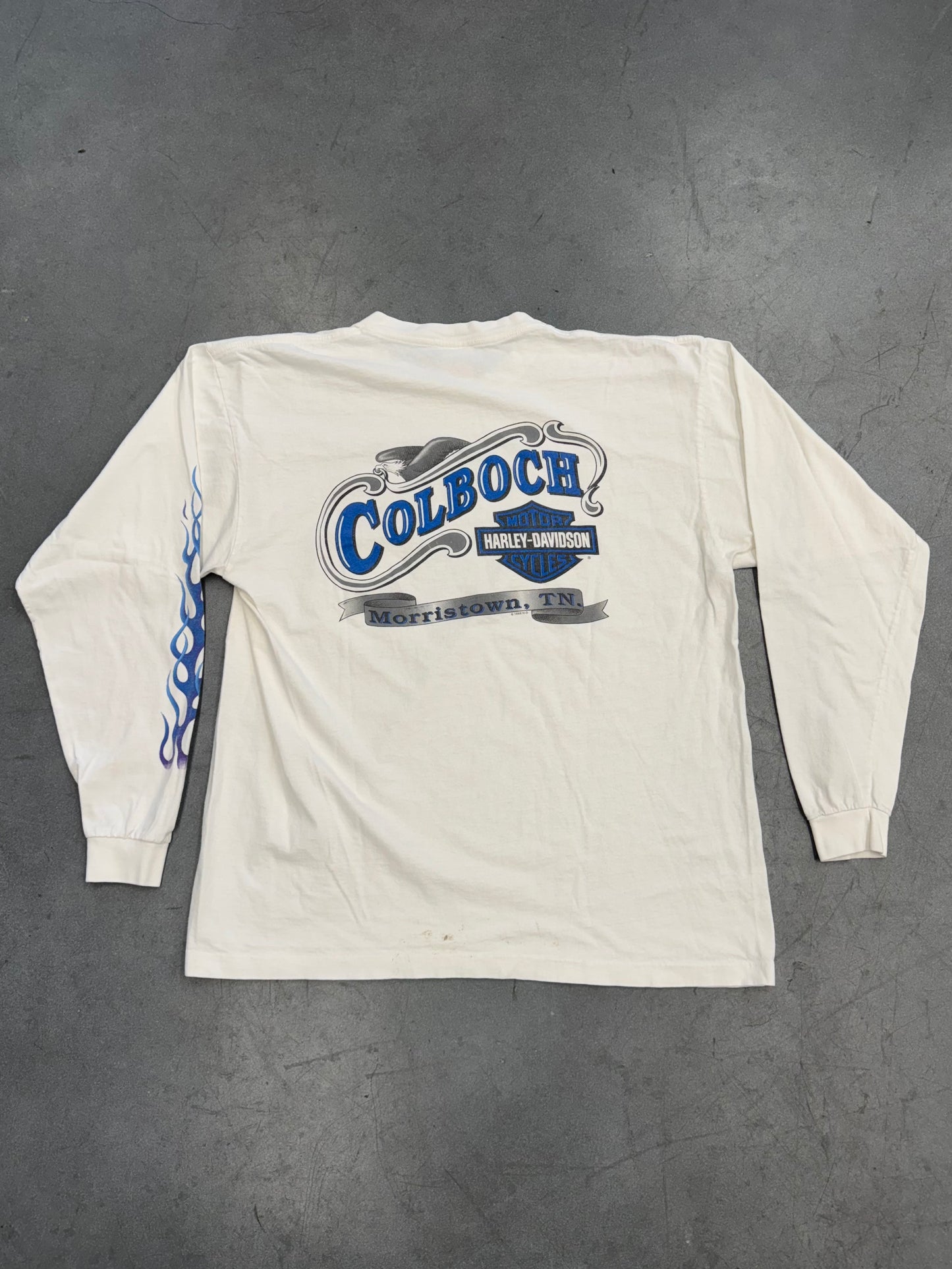 2000 HARLEY-DAVIDSON MORRISTOWN, TENNESSEE BLUE FLAME LS TEE