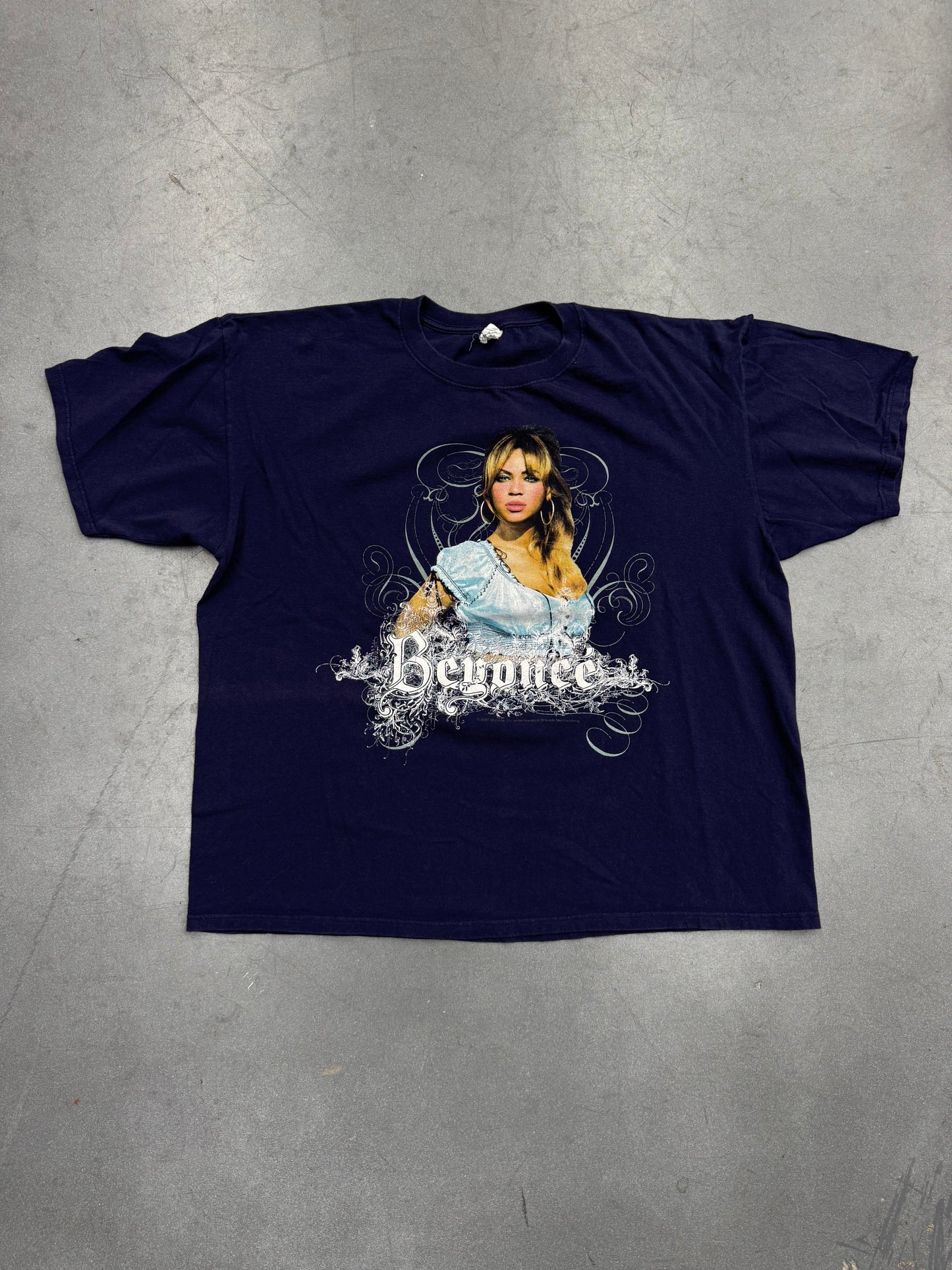 2007 BEYONCE WORLD TOUR TEE (ANVIL TAG)