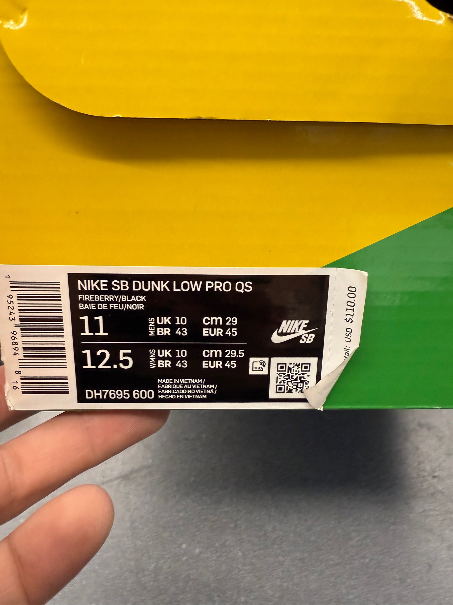 2021 SIZE 11 NIKE SB DUNK LOW PRO PARRA ABSTRACT ART