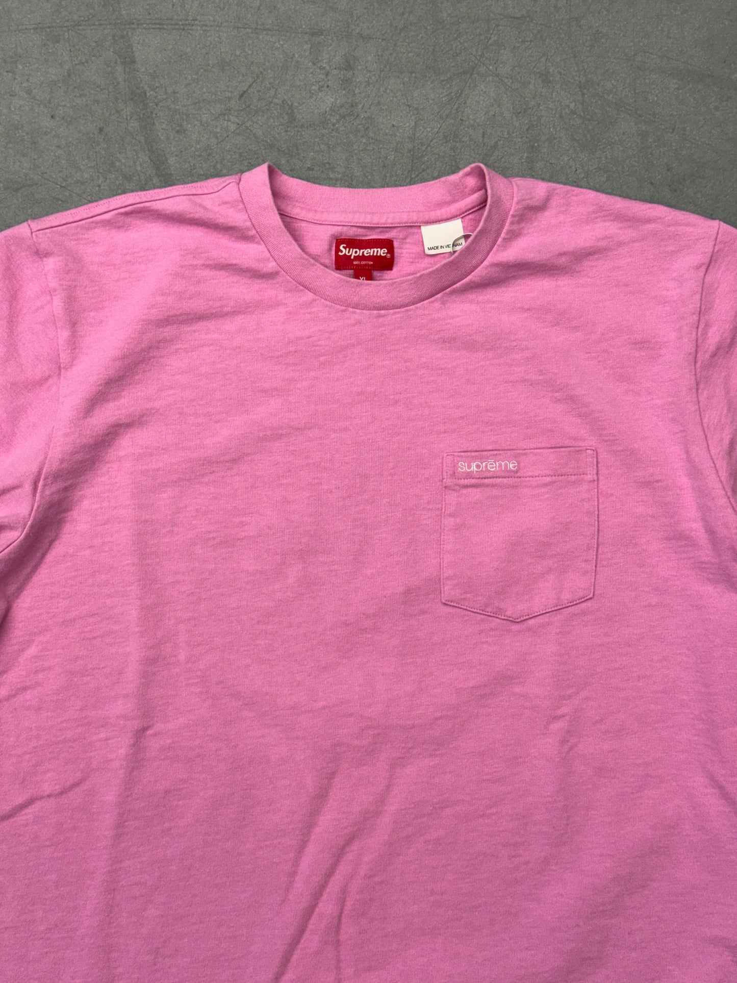 SS22 SUPREME CLASSIC LOGO SHORT-SLEEVE POCKET TEE