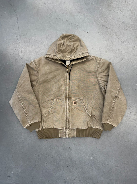 90S CARHARTT INSULATED CANVAS WORK JACKET (J130DES)