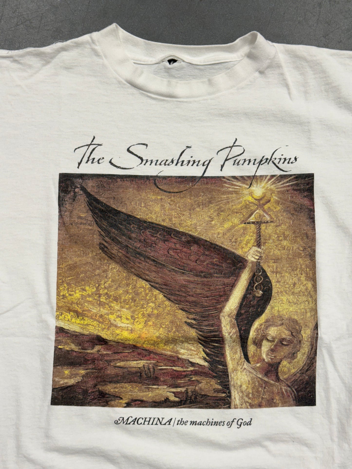 2000 THE SMASHING PUMPKINS MACHINA THE SACRED AND PROFANE TOUR TEE (PULLED TAG)