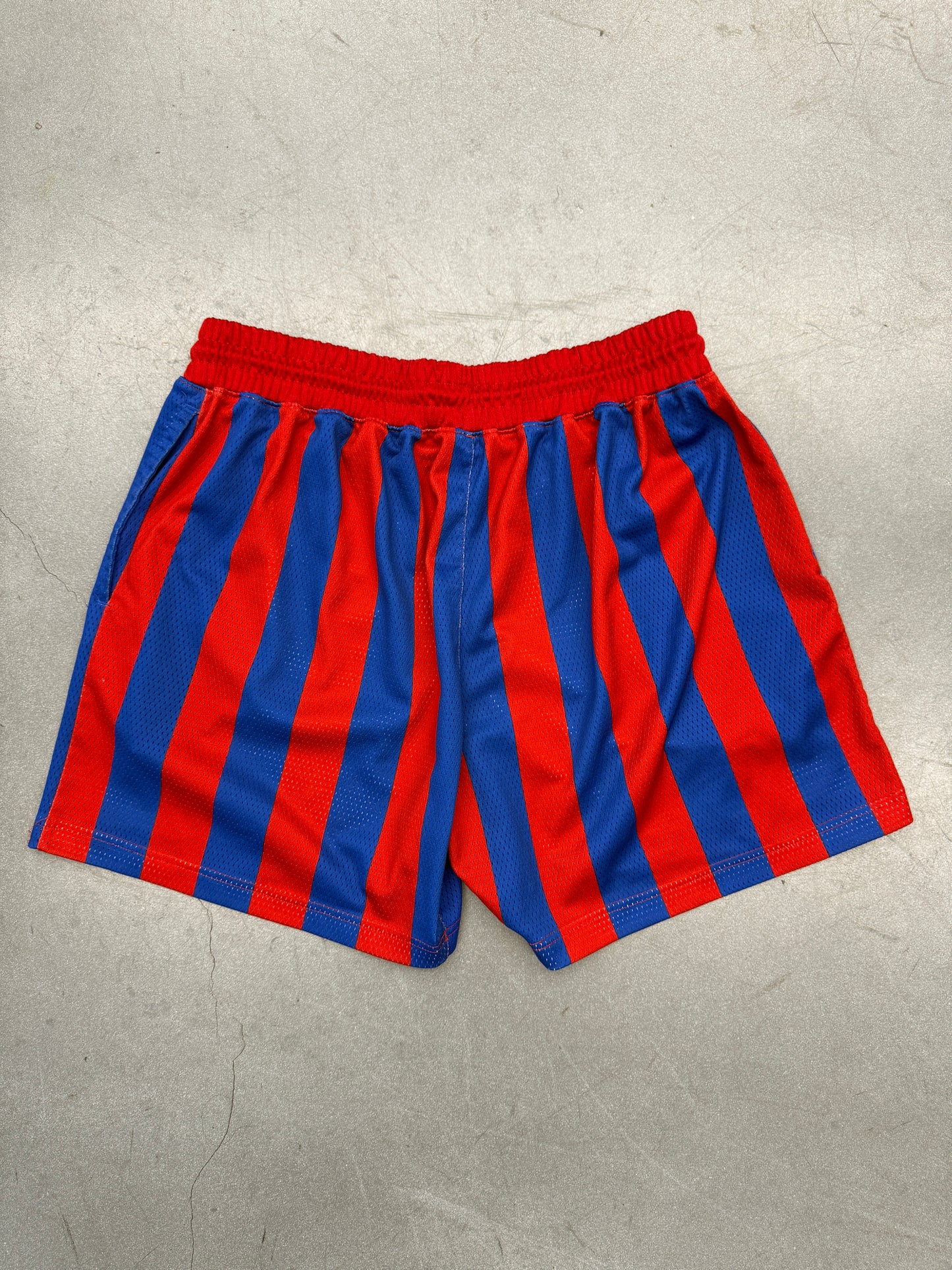 ERIC EMANUEL X ADIDAS UNIVERSITY OF KANSAS KU SOCCER SHORTS (XL)
