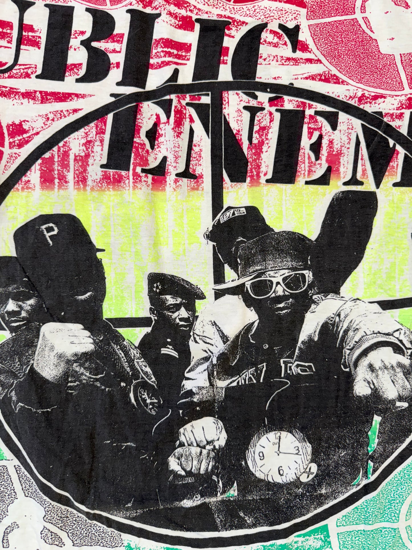 90'S PUBLIC ENEMY AOP TEE (PRO ACE TAG)