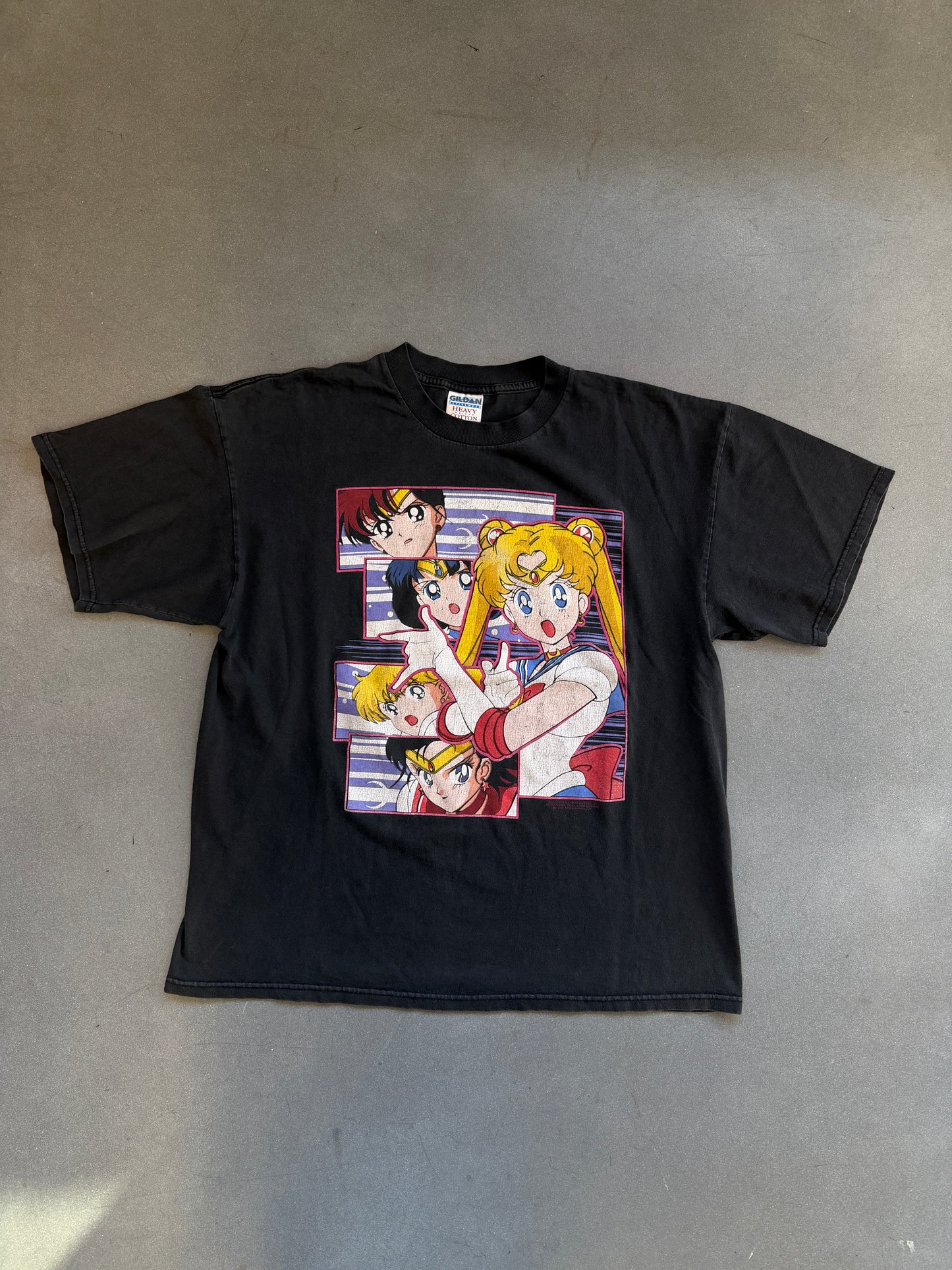 1999 SAILOR MOON SAILOR GUARDIANS ANIME PROMO TEE (GILDAN TAG)