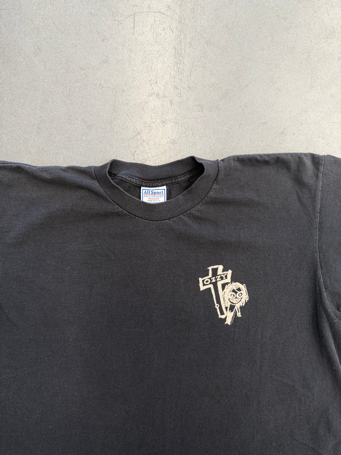 1995 OZZY OSBOURNE OZZMOSIS ALBUM MULLET TEE (ALL SPORT TAG)