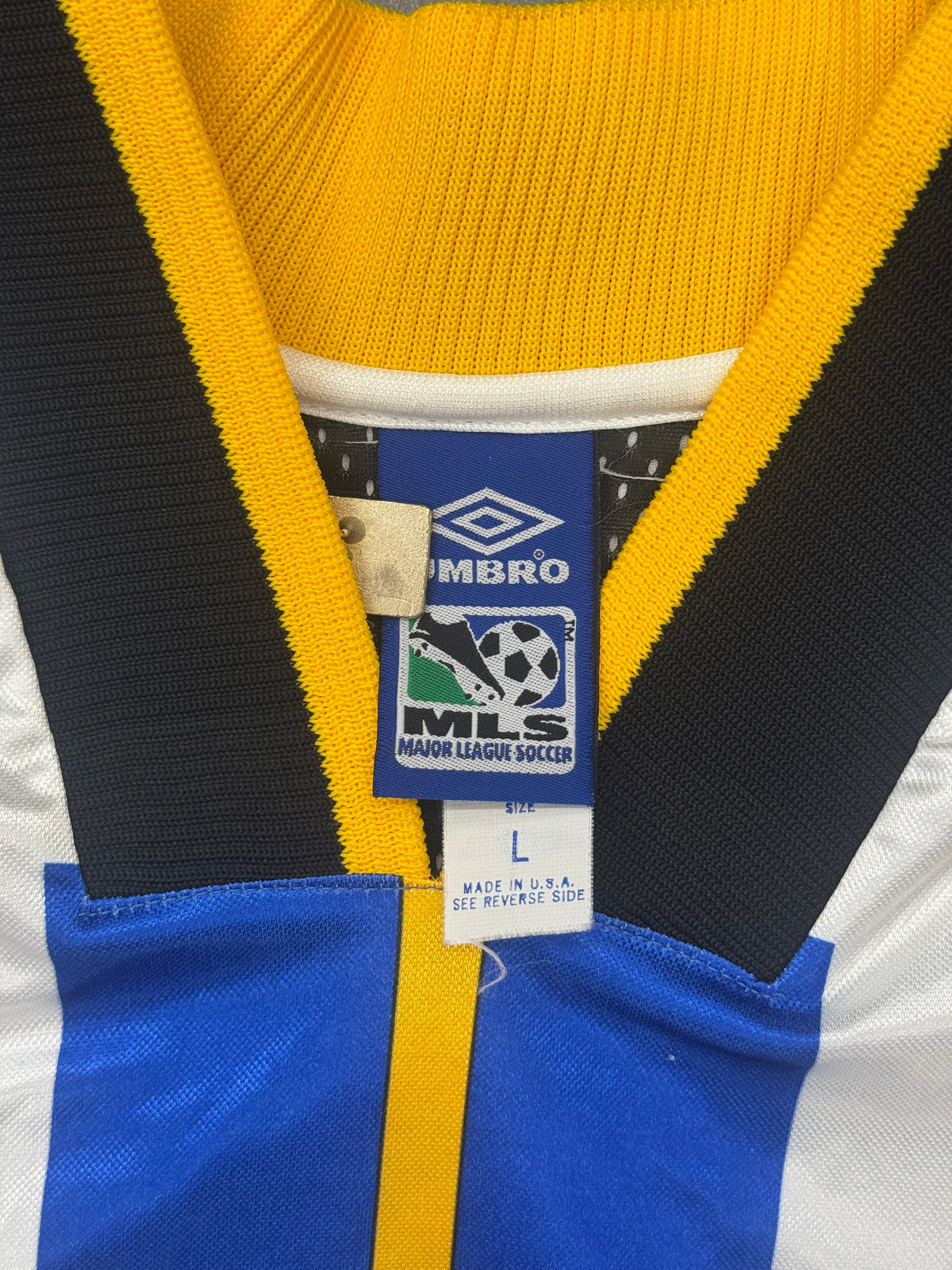 1997-1999  MIAMI FUSION UMBRO AWAY SOCCER JERSEY