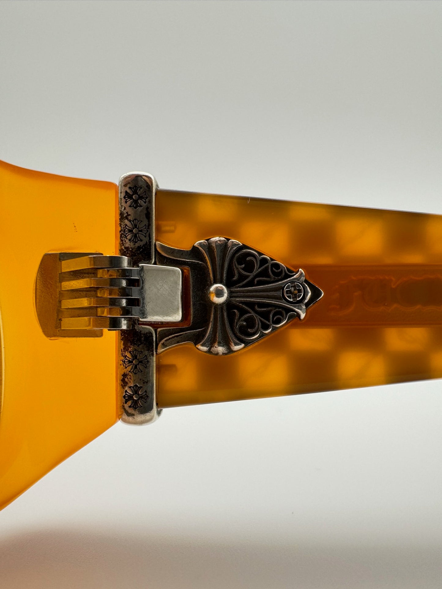 CHROME HEARTS X MATTY BOY 99 EYES ULEIN SQUARE SUNGLASSES WITH CASE