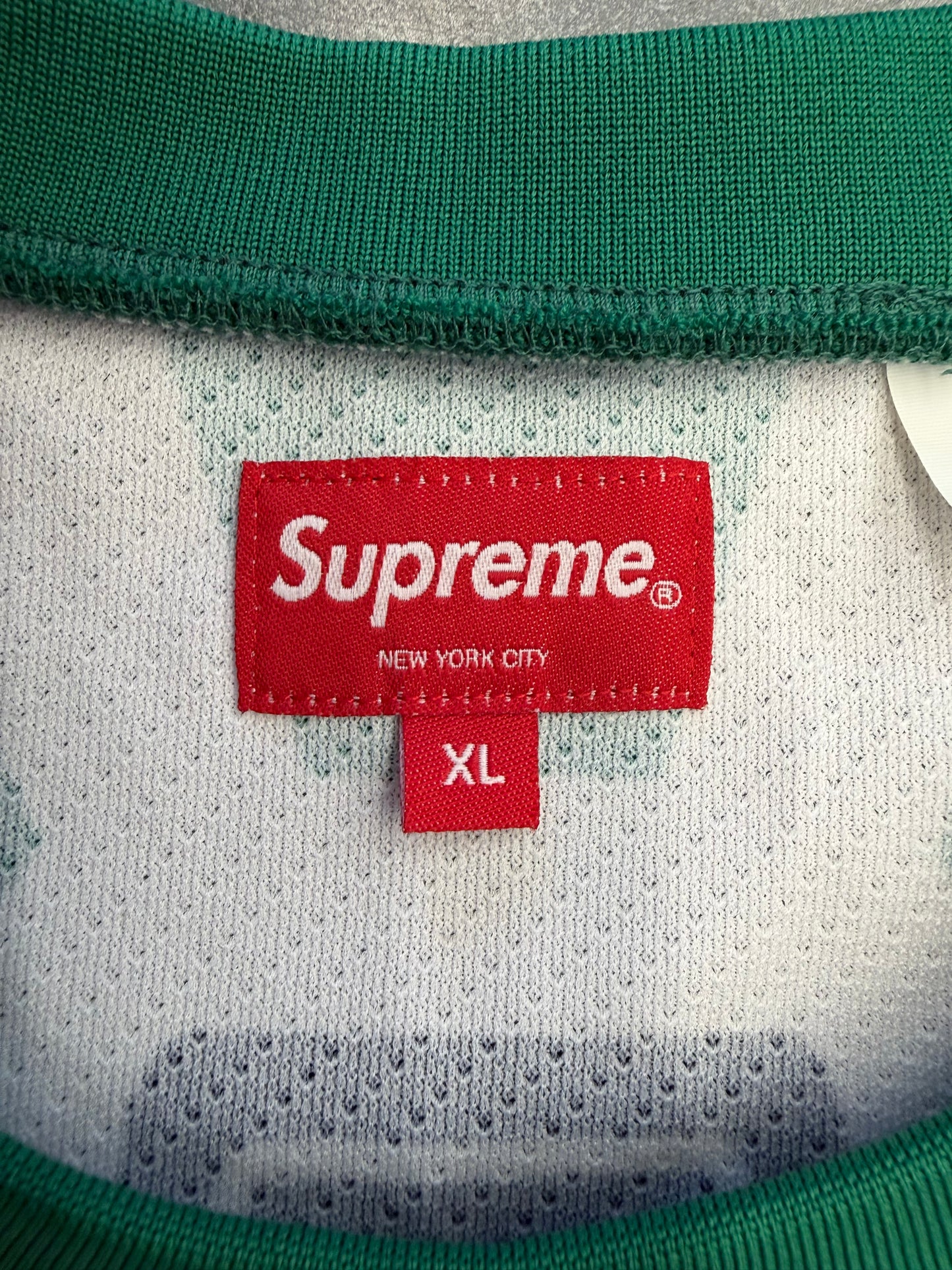 FW22 SUPREME DECALS MOTO JERSEY - WHITE