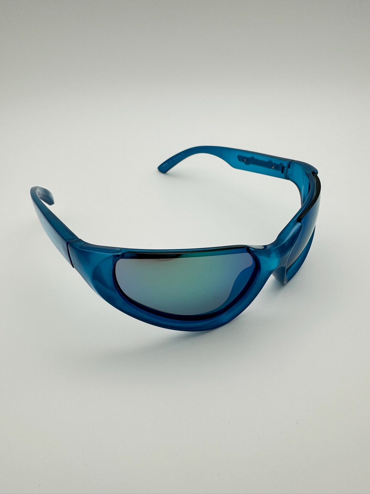 BALENCIAGA XPANDER CAT-EYE FRAME SUNGLASSES BLUE