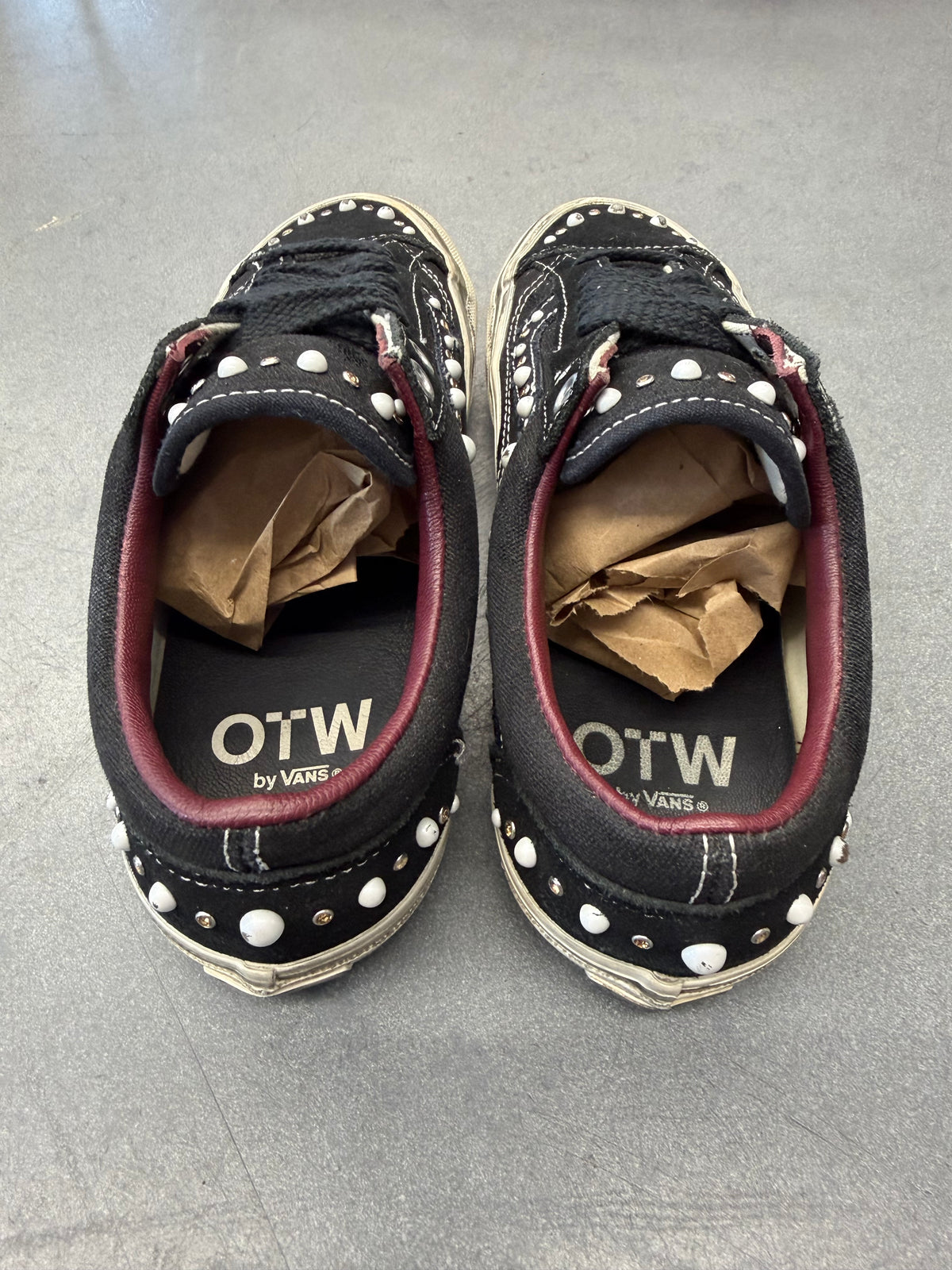 2024 VANS OTW OLD SKOOL 36 PEARLIZED PACK - BLACK (VERY WORN) (W/ BOX)