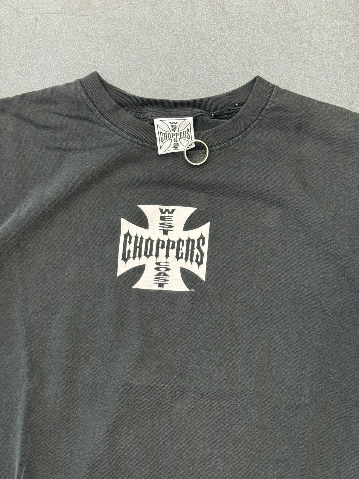 2000'S WEST COAST CHOPPERS IRON CROSS LOGO TEE