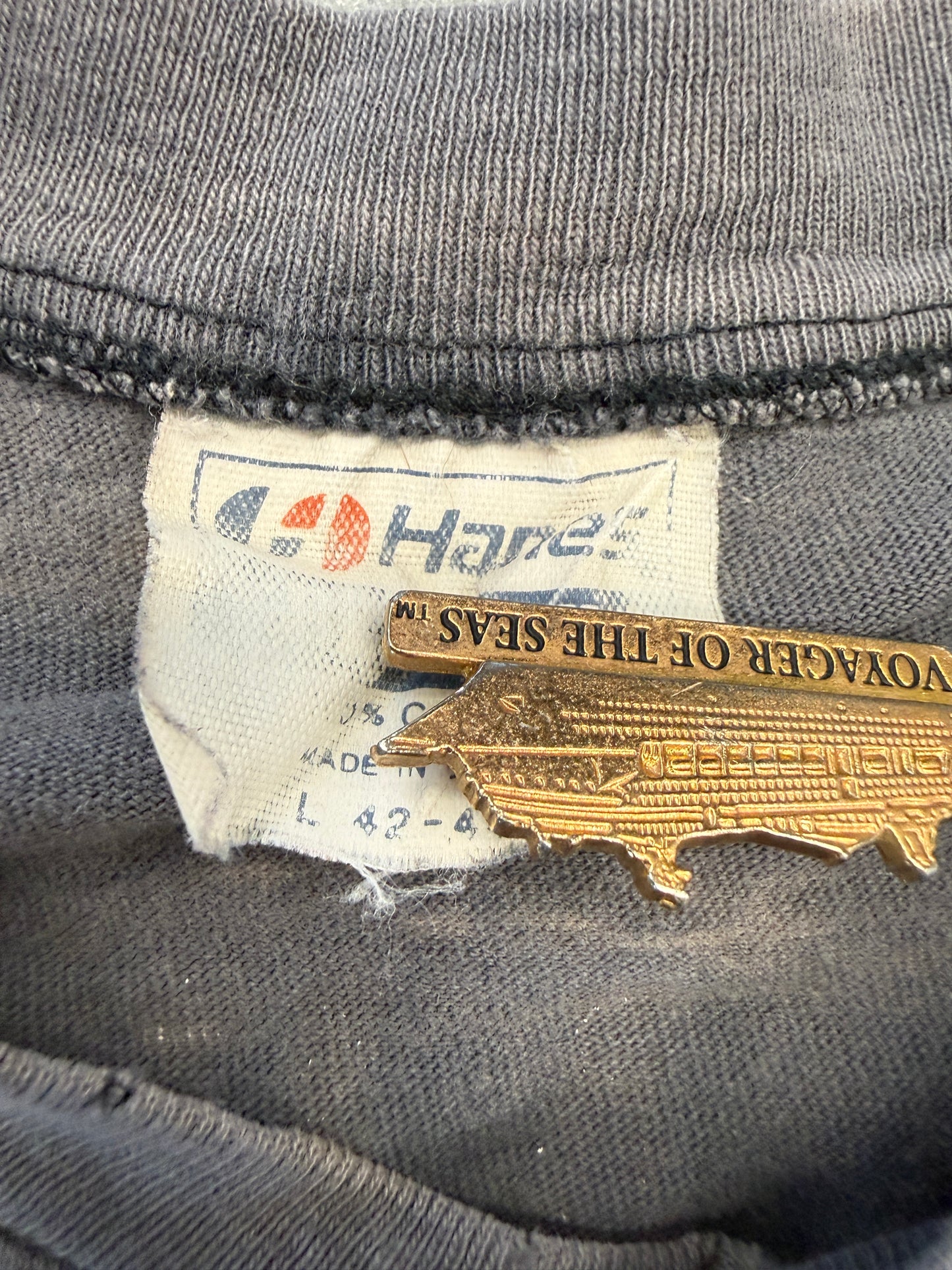 1988 48TH ANNUAL BLACK HILLS CLASSIC STURGIS FADED HENLEY SHIRT (HANES TAG)