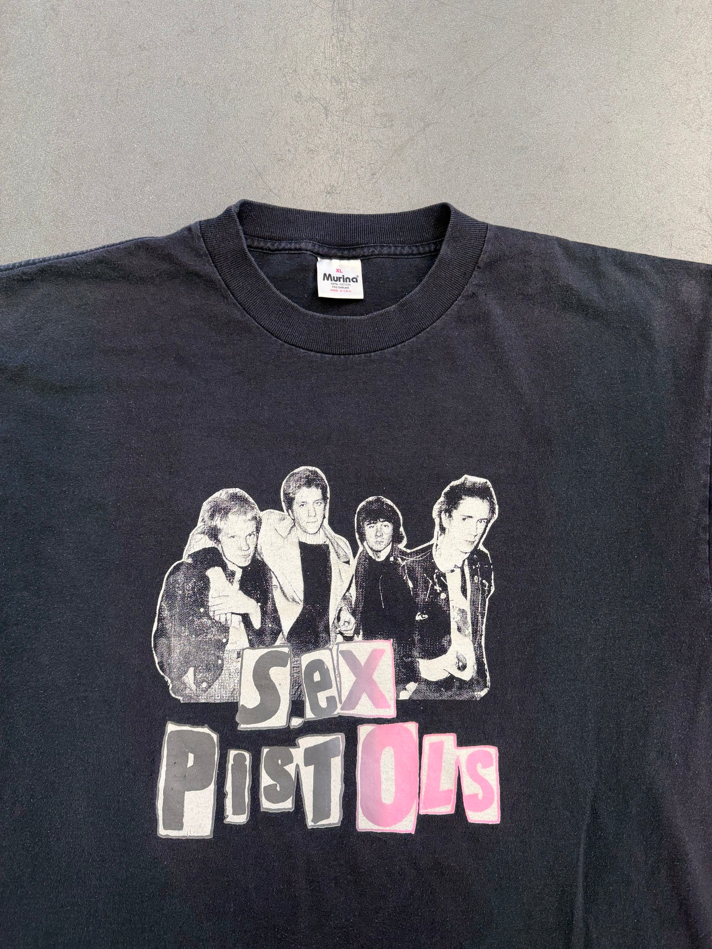 90S BOOTLEG SEX PISTOLS 'NOWHERE' 'BOREDOM' BUSSES TEE (MURINA TAG)