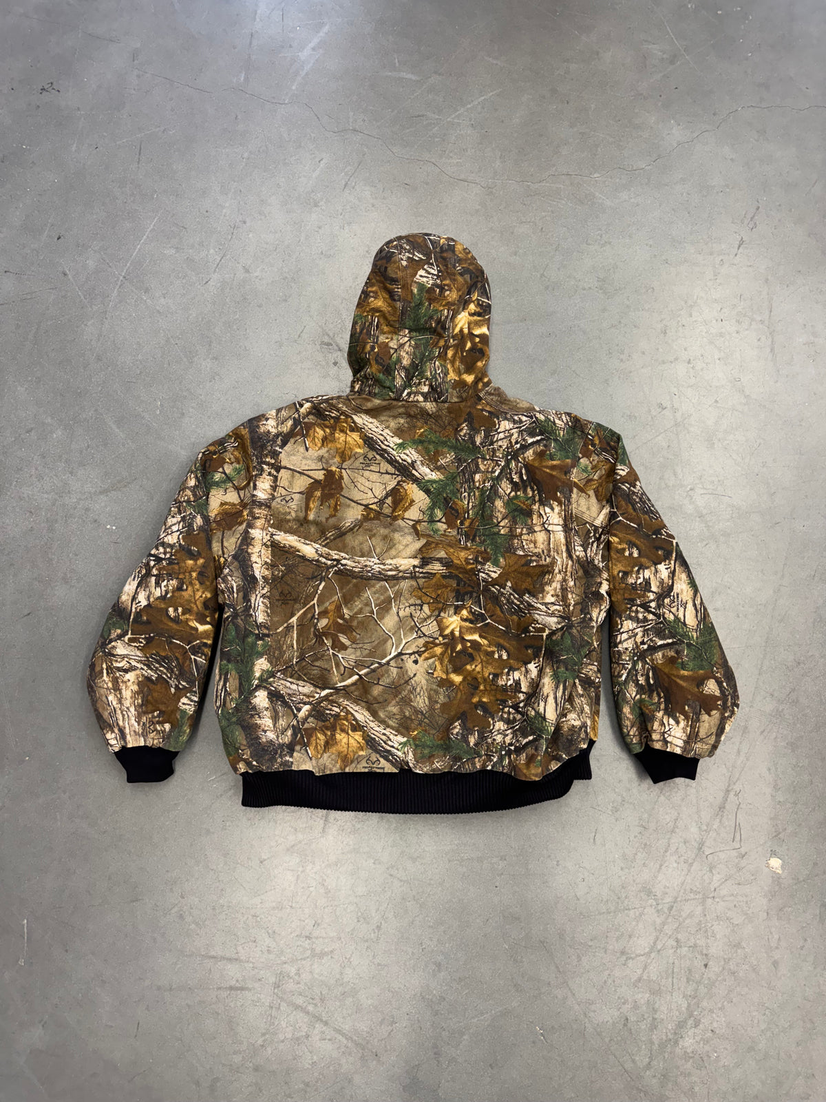 2014 CARHARTT 125 YEAR REALTREE CAMO ZIP-UP CANVAS JACKET