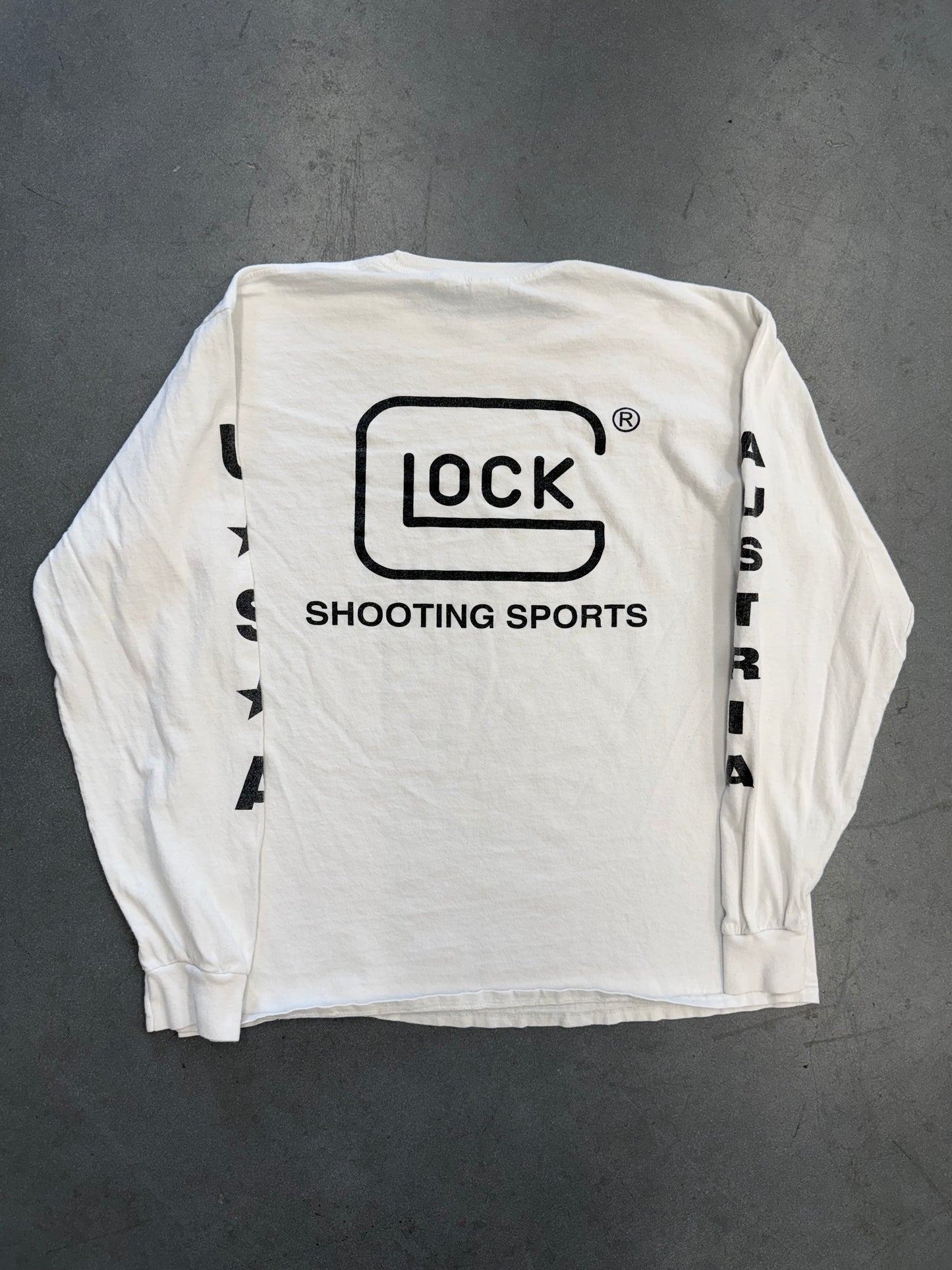 90'S GLOCK SHOOTING SPORTS LS TEE (GILDAN TAG)
