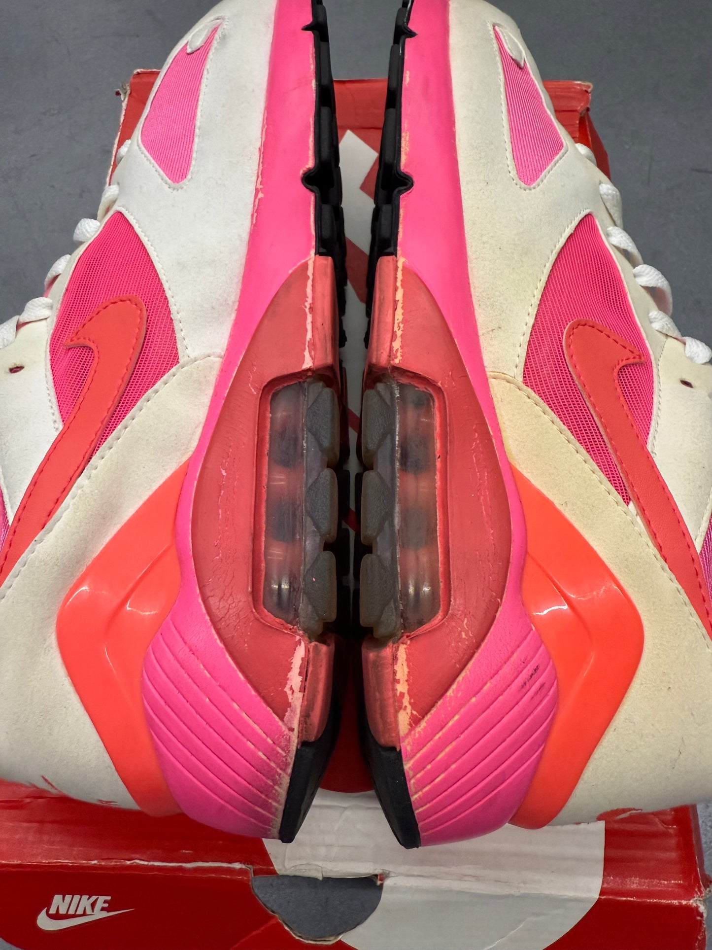 2018 SIZE 11 NIKE AIR MAX 180 CDG - WHITE/PINK