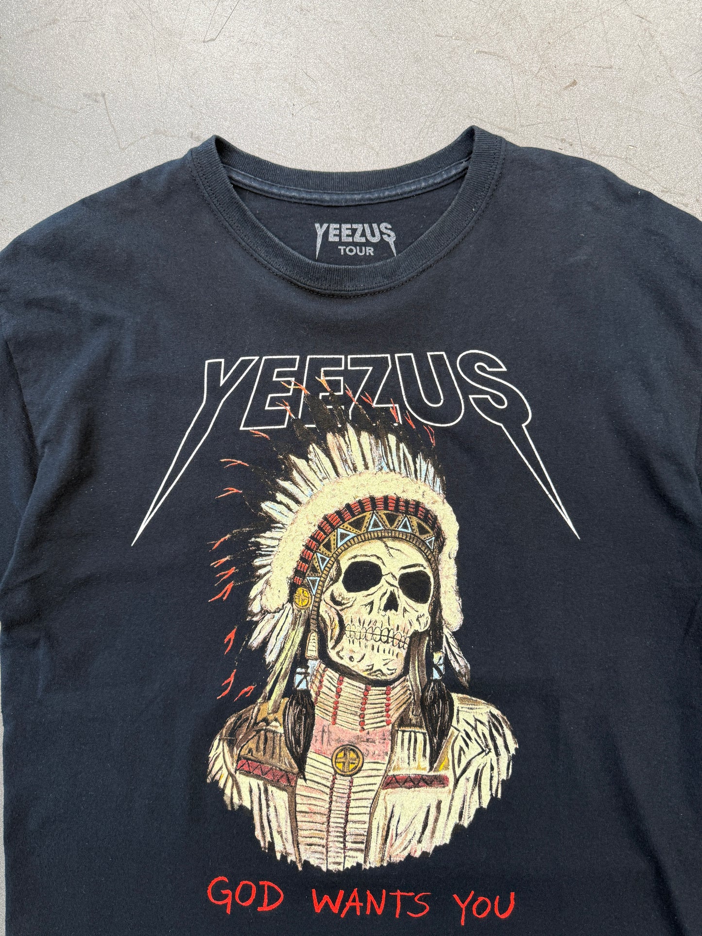 2013 YEEZUS GOD WANTS YOU TOUR TEE (PRINTED TAG)