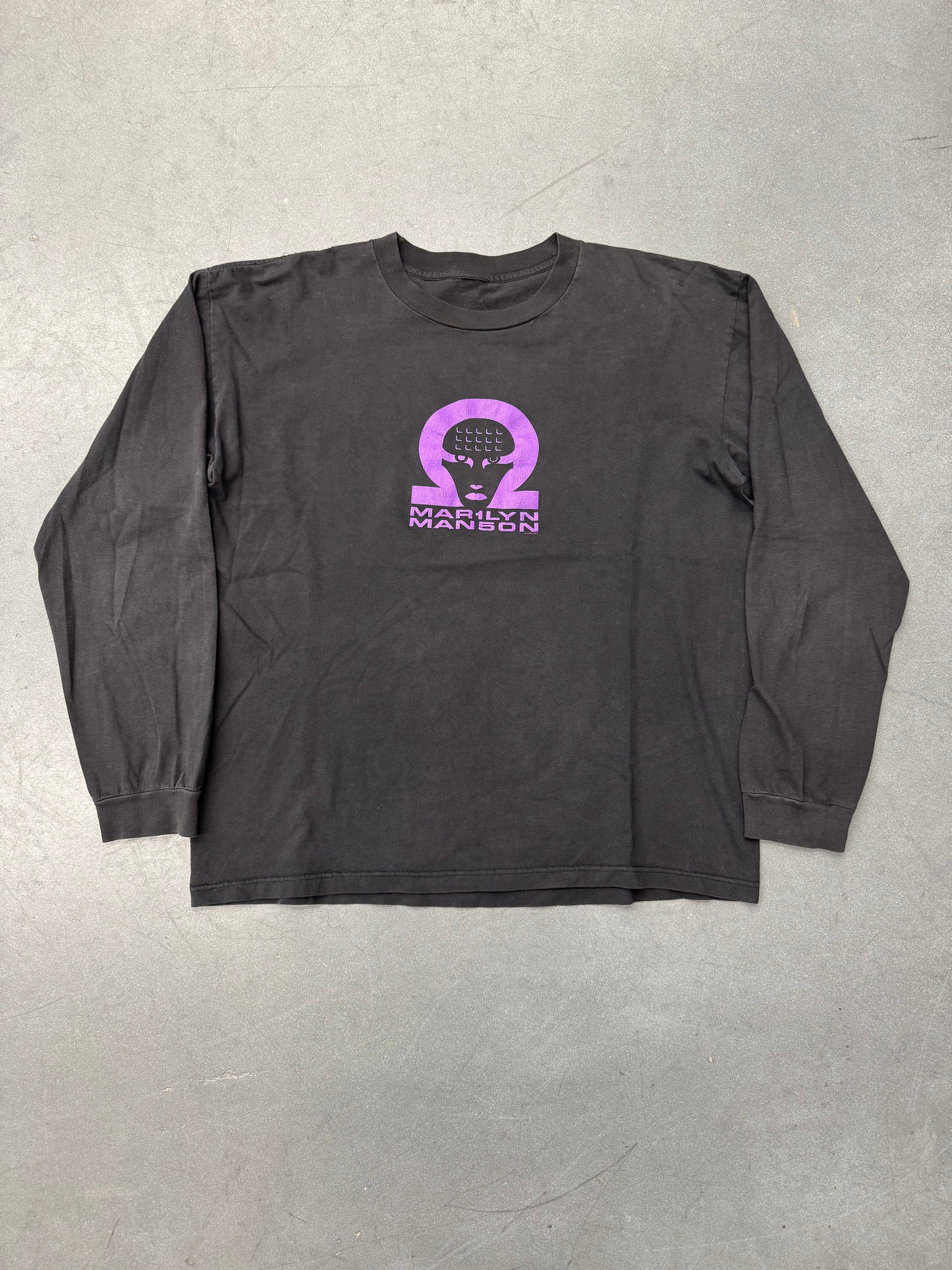 1998 MARILYN MANSON MAR1LYN MANSON LONGSLEEVE TEE (PULLED TAG)