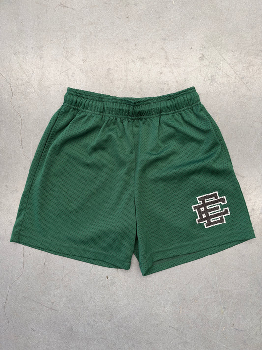 SS25 ERIC EMANUEL EE BASIC/CORE SHORT - GREEN/BLACK
