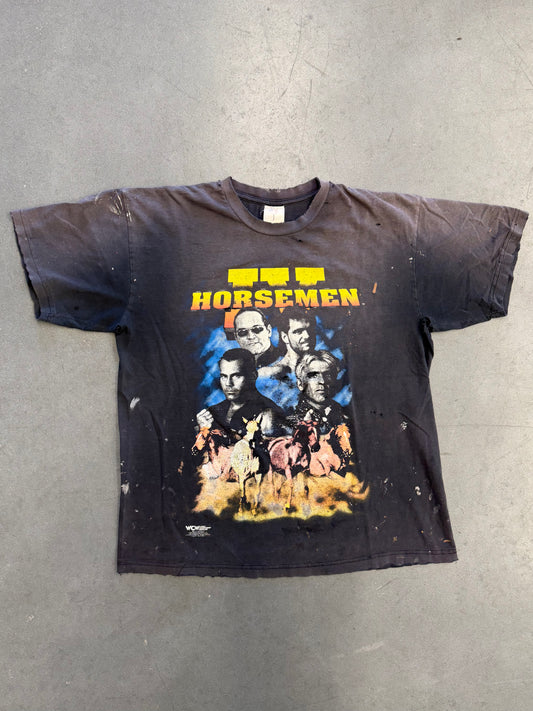1998 WCW IV HORSEMEN THRASHED TEE (T-AMERICA TAG)