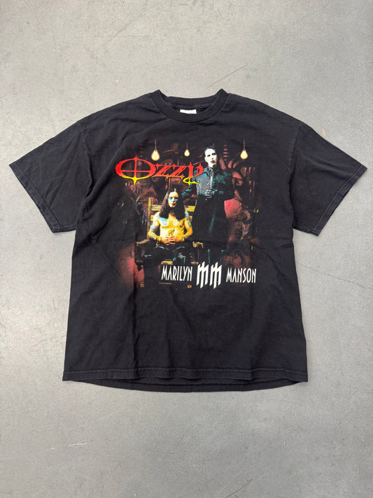2003 OZZFEST OZZY OSBOURNE MARILYN MANSON TEE (TENNESSEE RIVER TAG)