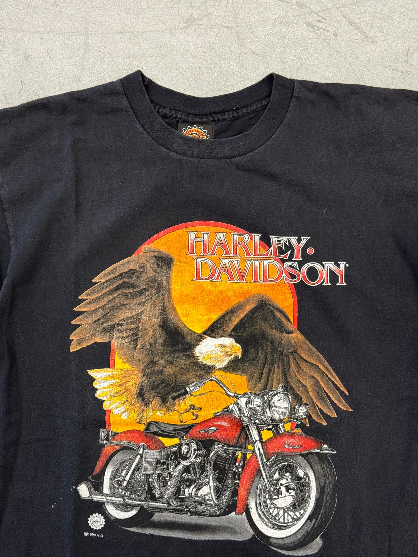 1996 HARLEY-DAVIDSON EAGLE MOTORCYCLE TEE (HARLEY-DAVIDSON TAG)