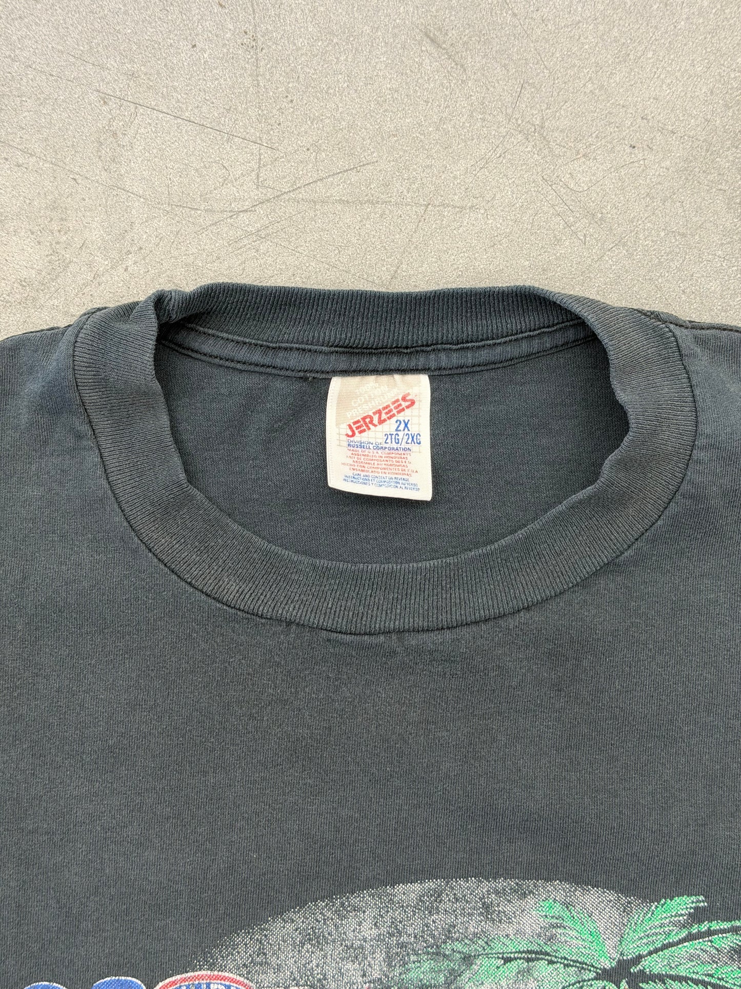 1998 NHRA WINSTON DRAG RACING 29TH ANNUAL MAC TOOLS GATORNATIONALS TEE (JERZEES TAG)