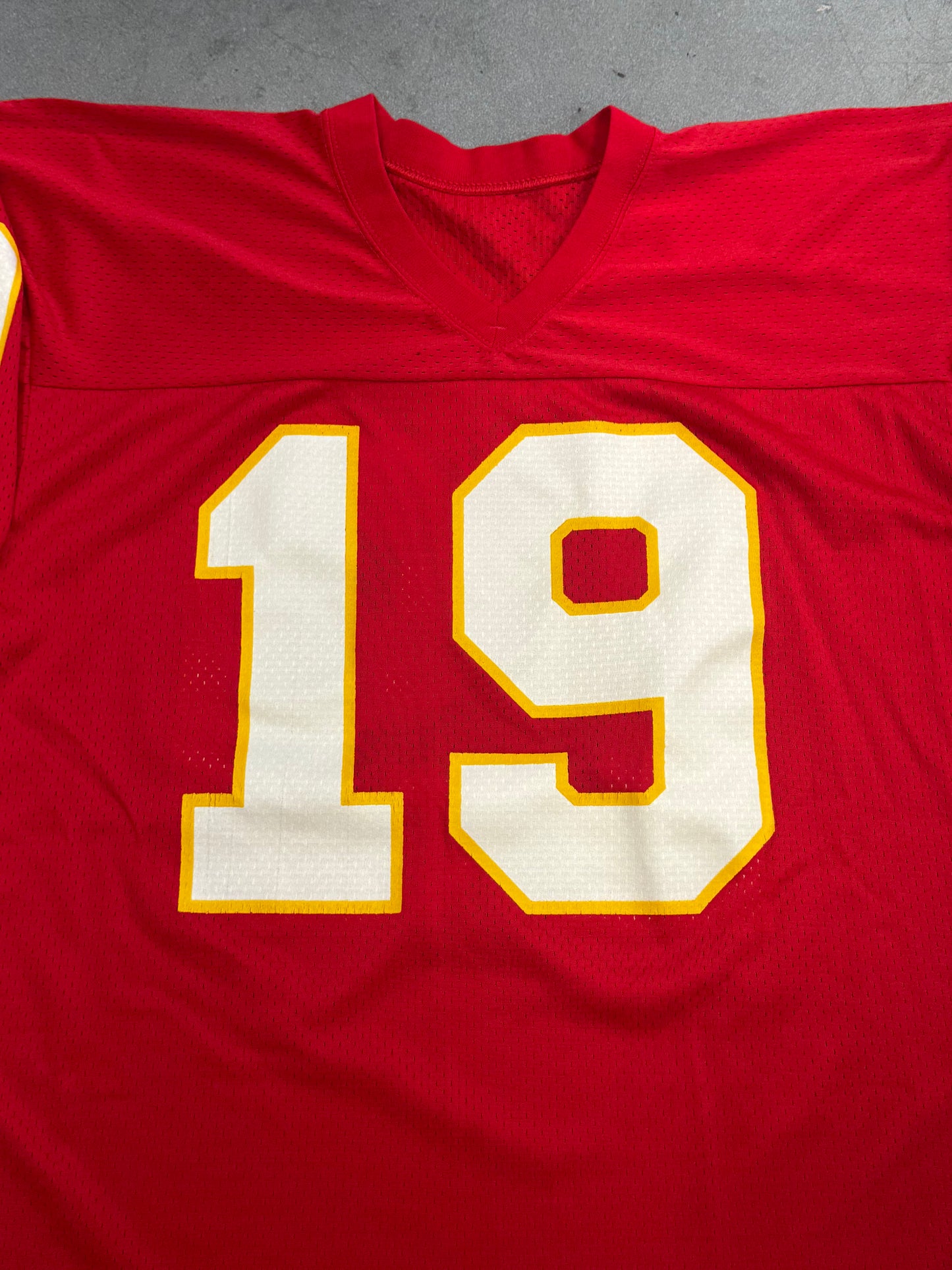 90S CHAMPION KANSAS CITY CHIEFS JOE MONTANA #19 JERSEY