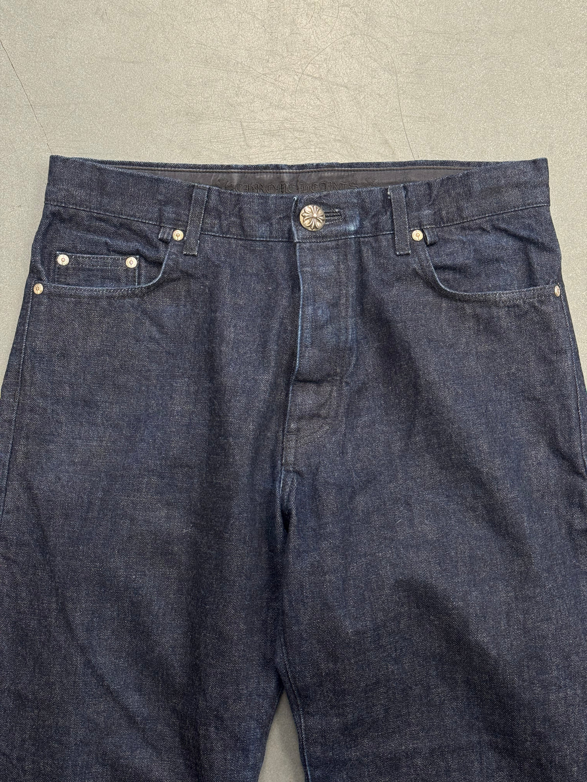 CHROME HEARTS KS RAW DENIM JEANS