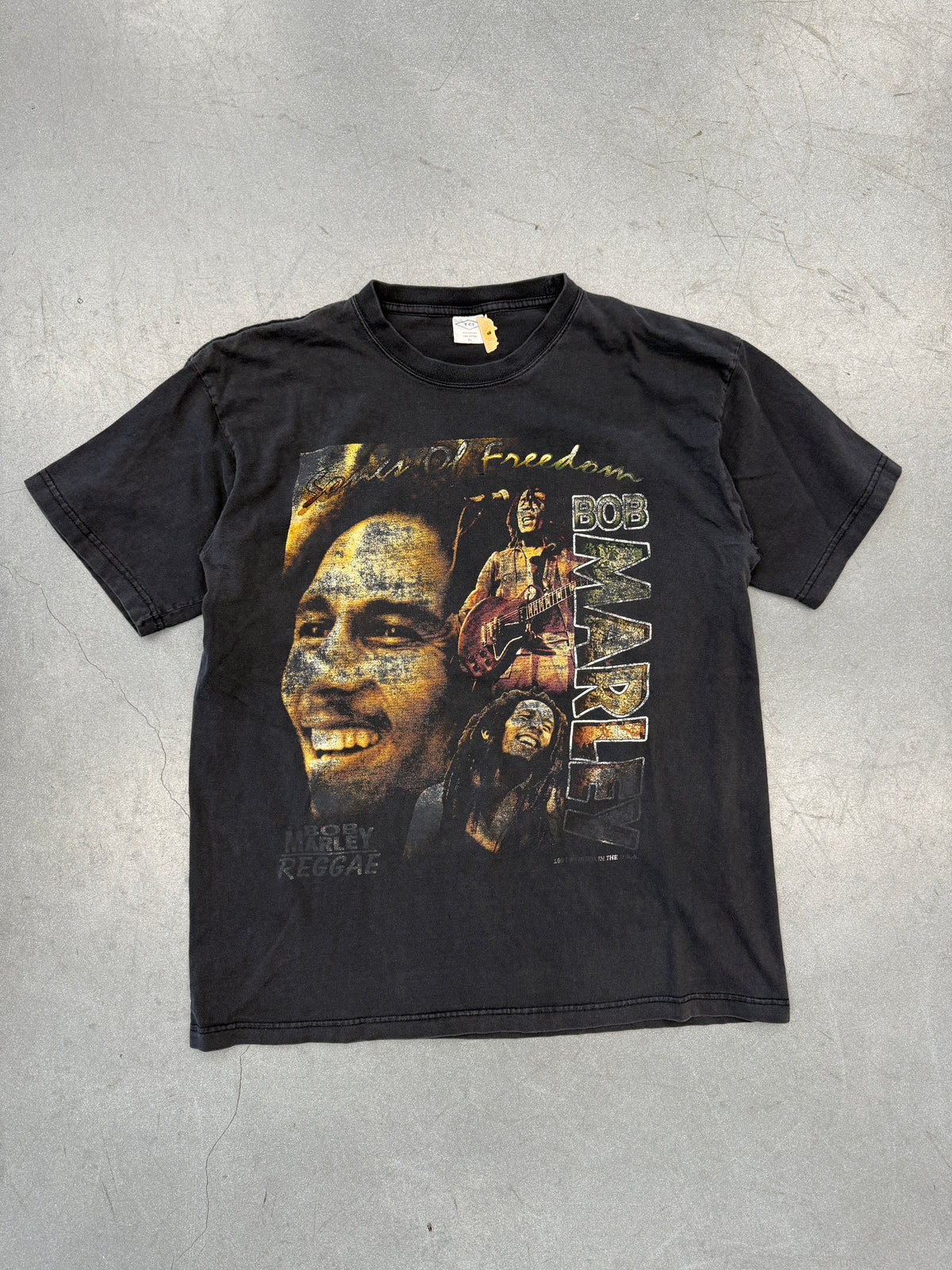 1997 BOB MARLEY WHO THE CAP FIT SO LET THEM WEAR IT TEE (TCI TAG)