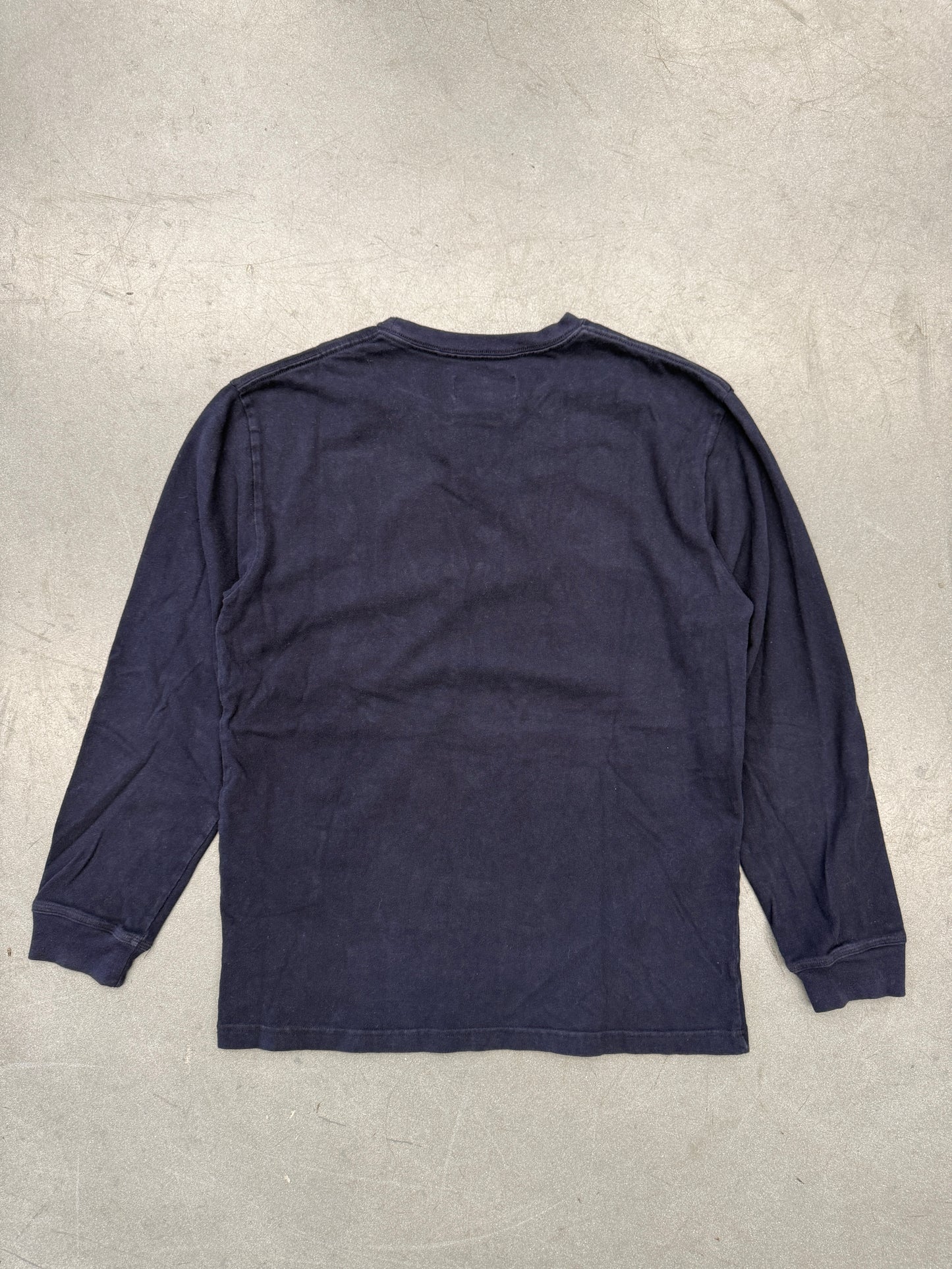 KITH CLASSICS BOX LOGO LS TEE - NAVY